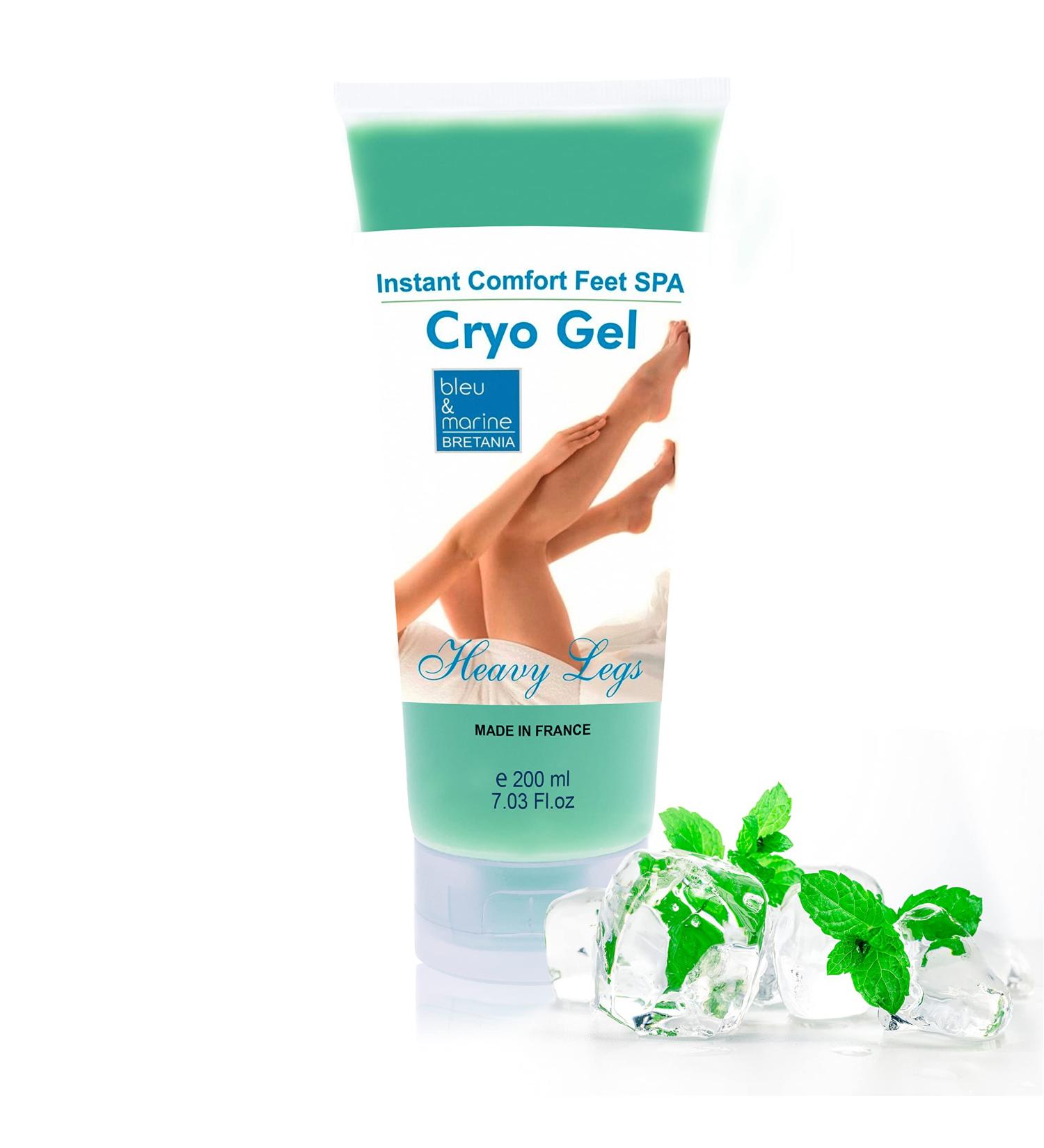 Bleumarine Bretania Cooling Gel for Heavy Legs | Instant Relief & Cold Effect | Essential Oils & Plant Extracts | 200 ml - Ideal for Athletes & Daily Use - Buy Online on GoSupps.com