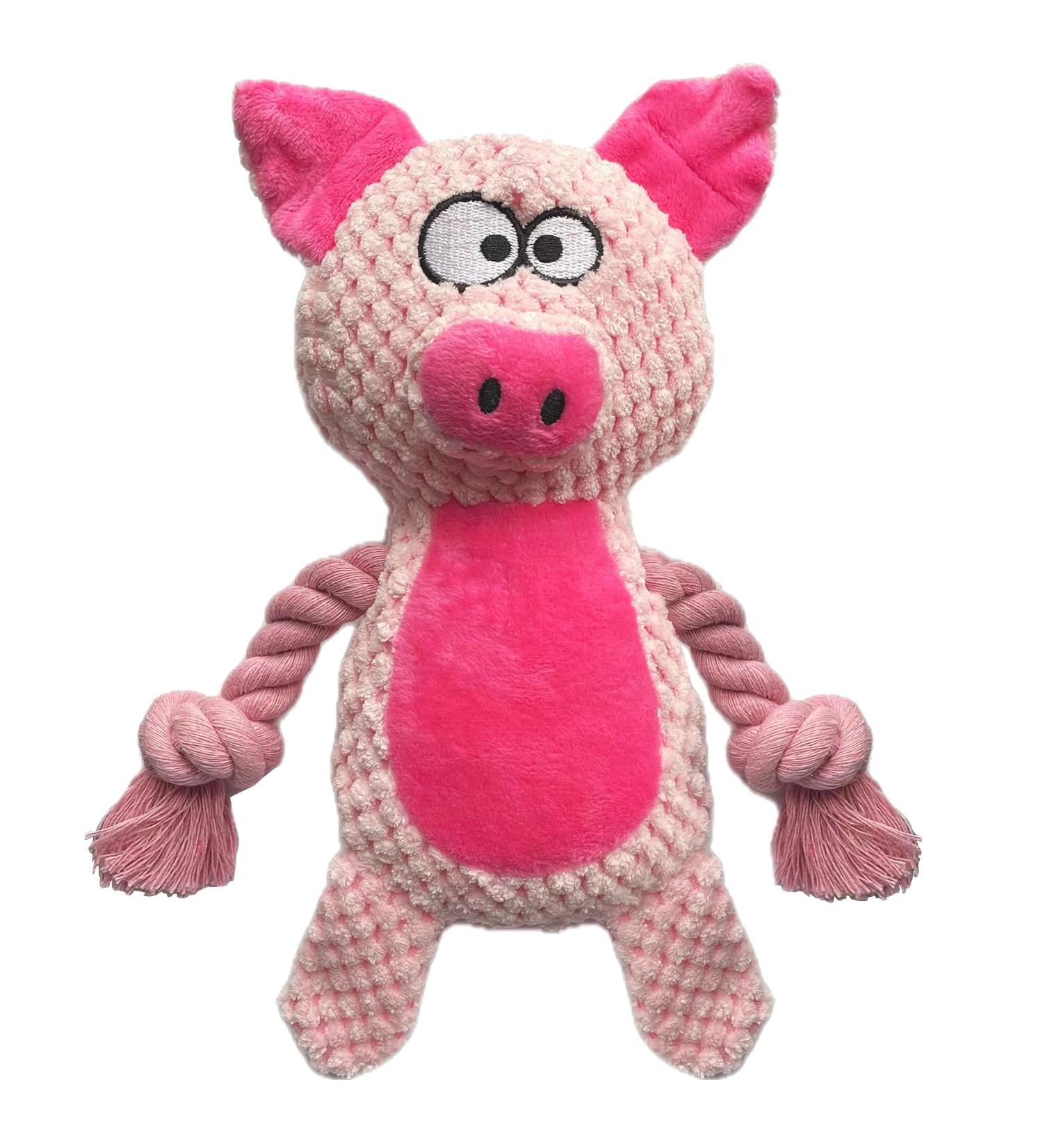 Yuremeey Dog Toys - Interactive Cuddly Plush Tug Toys & Squeaky Wrinkle Paper for Small & Medium Dogs - Buy Online on GoSupps.com