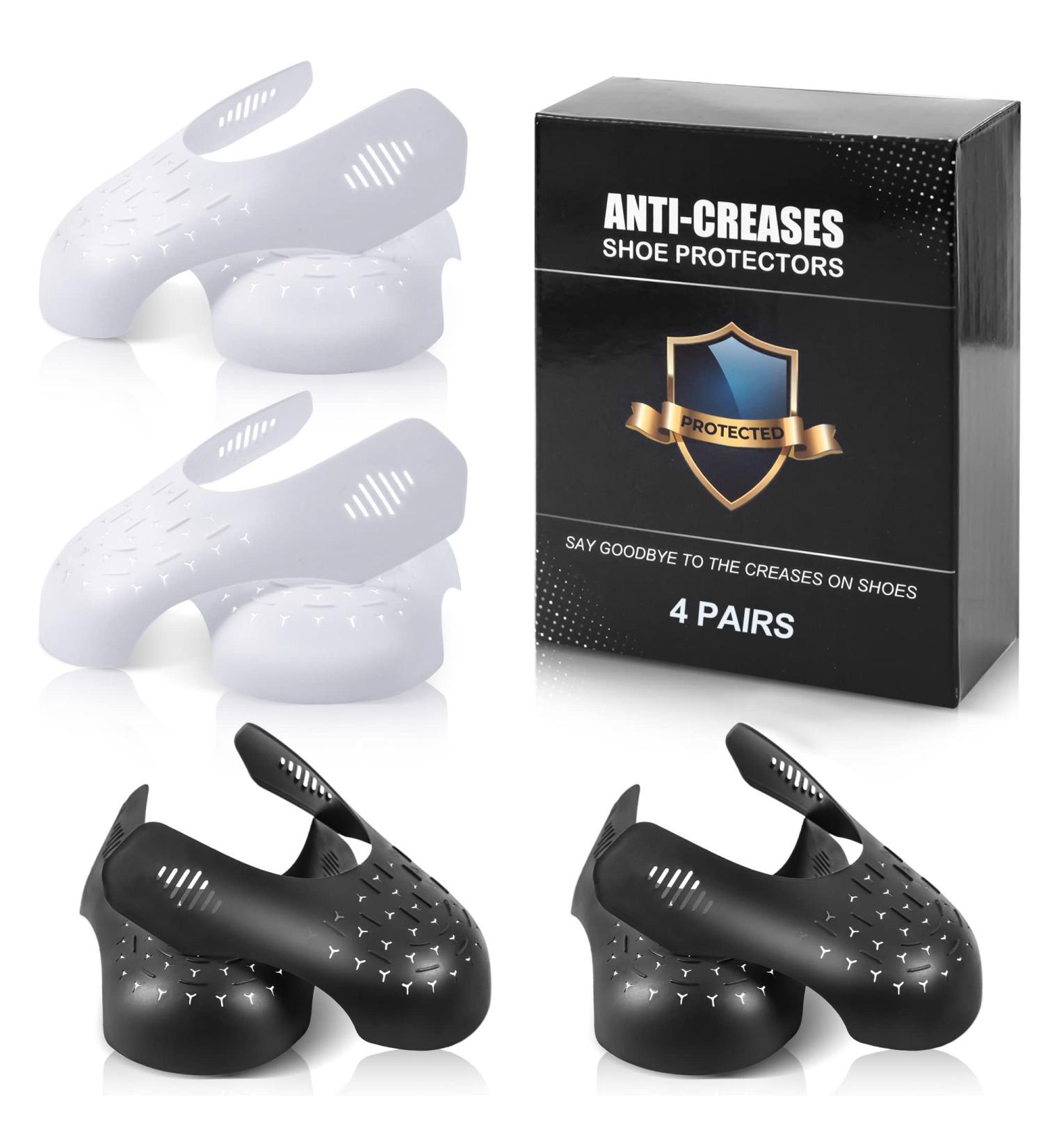 TUPEED Anti-Wrinkle Shoe Protectors for Air Jordan & Air Force - 4 Pairs, 2022 New Version - Crease Stoppers for Men's Sneaker and Casual Shoes (US Size 7-12) - Buy Online on GoSupps.com