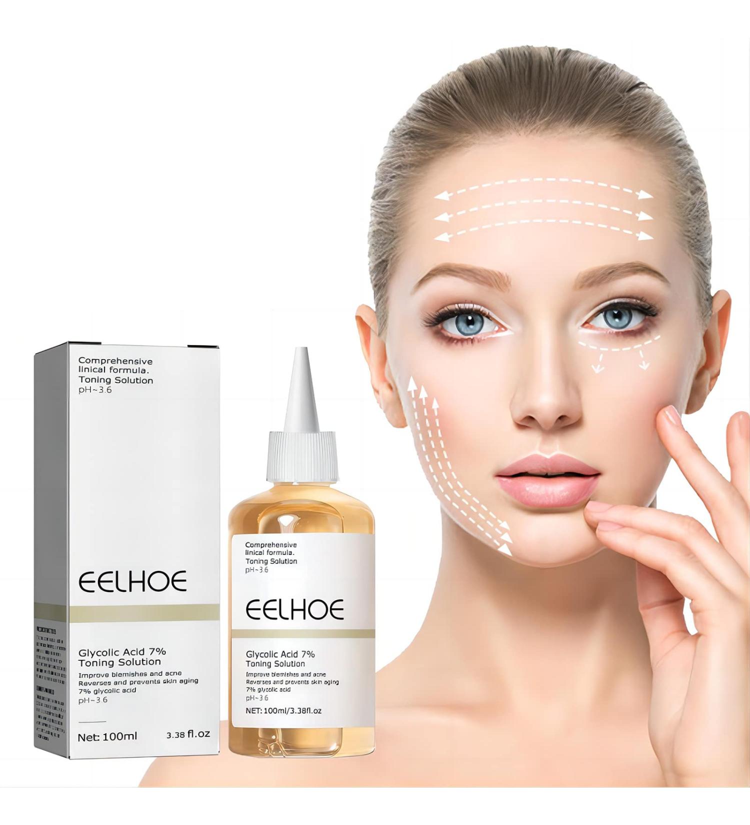 Glycolic Acid 7% Toning Resurfacing Solution for Women's Skincare - Moisturizing and Nourishing Formula - Buy Online on GoSupps.com