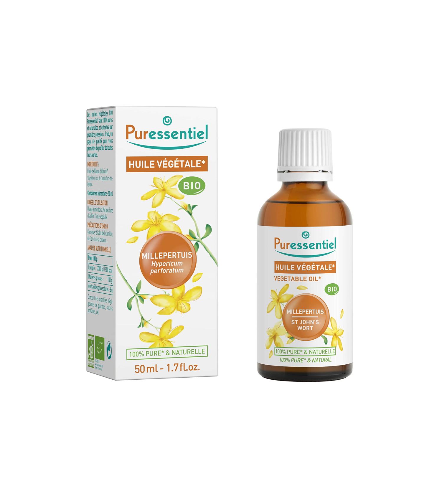 Puressentiel St. John's Wort (Hypericum Perforatum) Vegetable Oil Organic 50ml - Buy Online on GoSupps.com