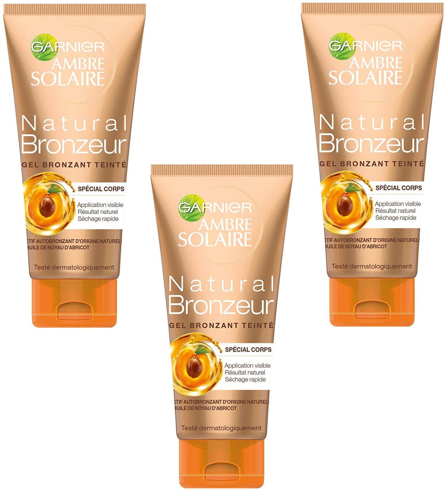 Ambre Solaire Natural Self-Tanning Tinted Gel 150 ml Pack of 3 (3 x 150 ml) - Buy Online on GoSupps.com