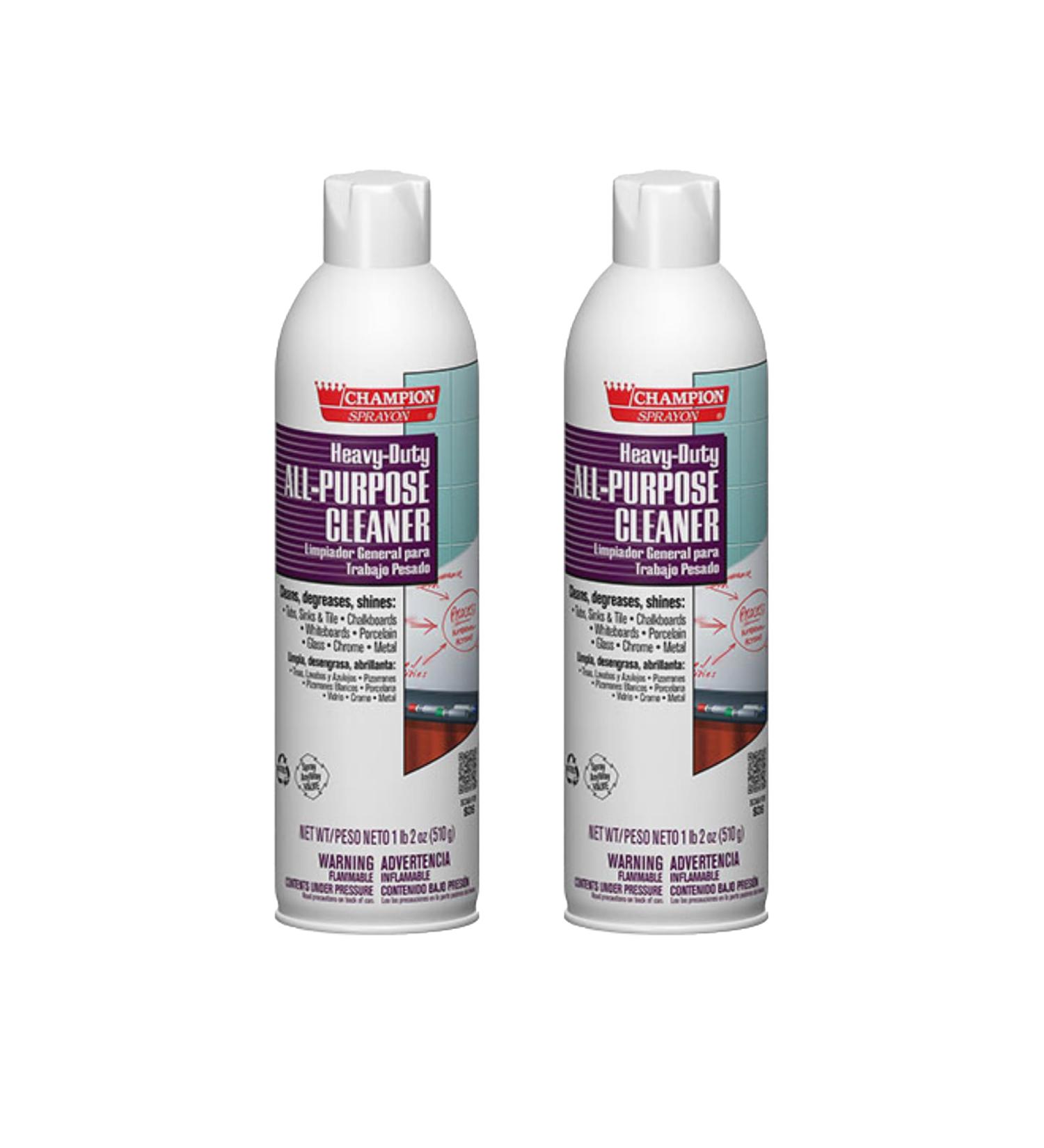 Champion Sprayon All-Purpose Cleaner. 2-18 oz. Net can.