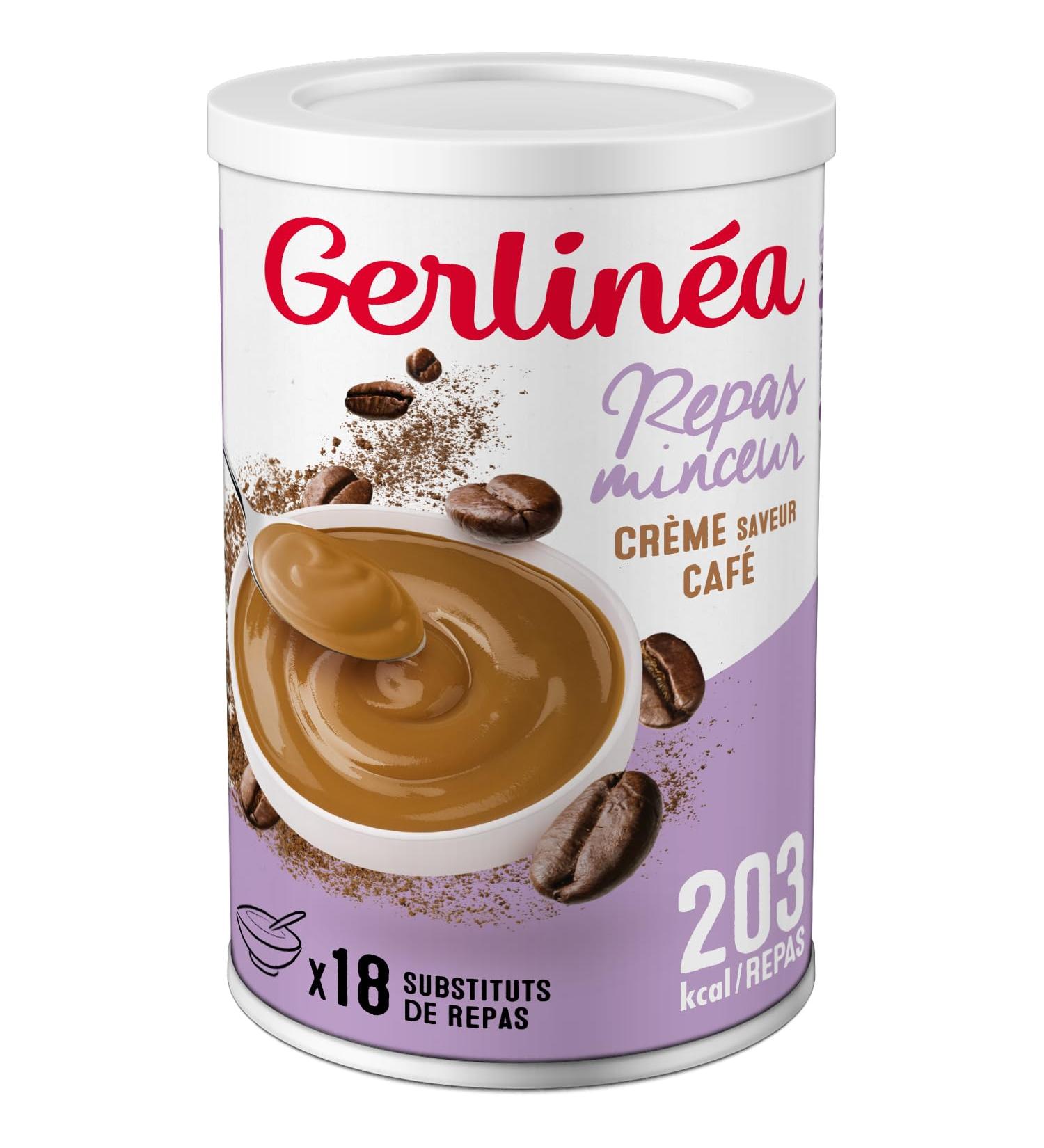 Gerlin a - Slimming Meal Cream - Complete and Fast Meal Replacement - Flavor: Coffee - 540g - Buy Online on GoSupps.com