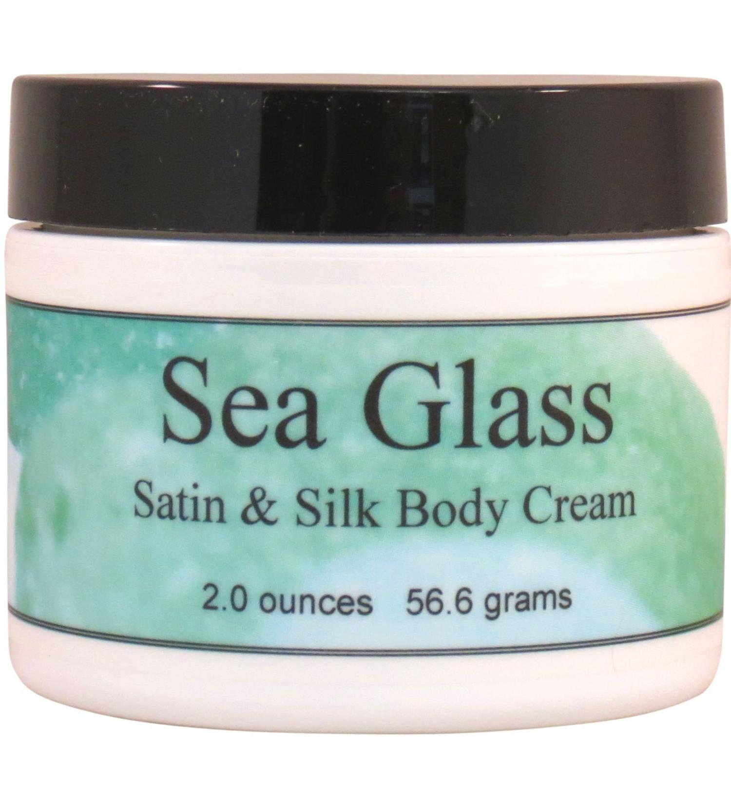 Eclectic Lady Sea Glass Body Cream - Hydrating Satin & Silk Lotion with Shea Butter Aloe & Vitamin E - 2 oz Handcrafted in USA - Phthalate-Free | Perfect Gift for Women - Buy Online on GoSupps.com