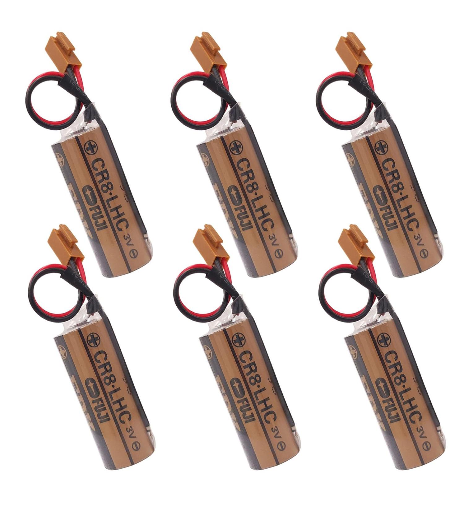 Buy CR8.LHC 3V 2600mAh 17450 Battery - Pack of 6 for Fuji FDK Memory Backup & Water Meters | International Shipping Available - Buy Online on GoSupps.com