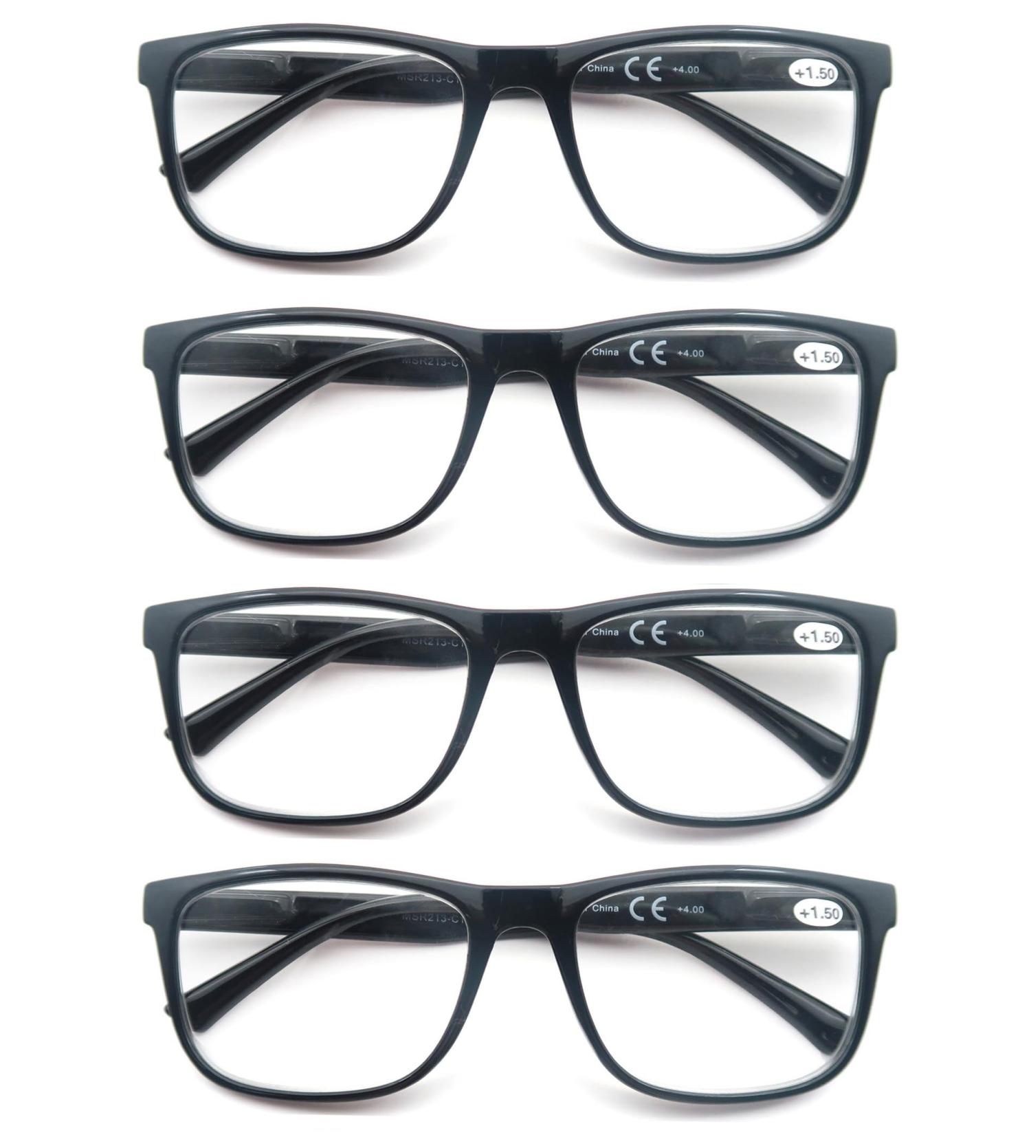 MODFANS High-Quality +1.00 Reading Glasses for Men & Women - Comfortable Super Reading Aid - Buy Online on GoSupps.com
