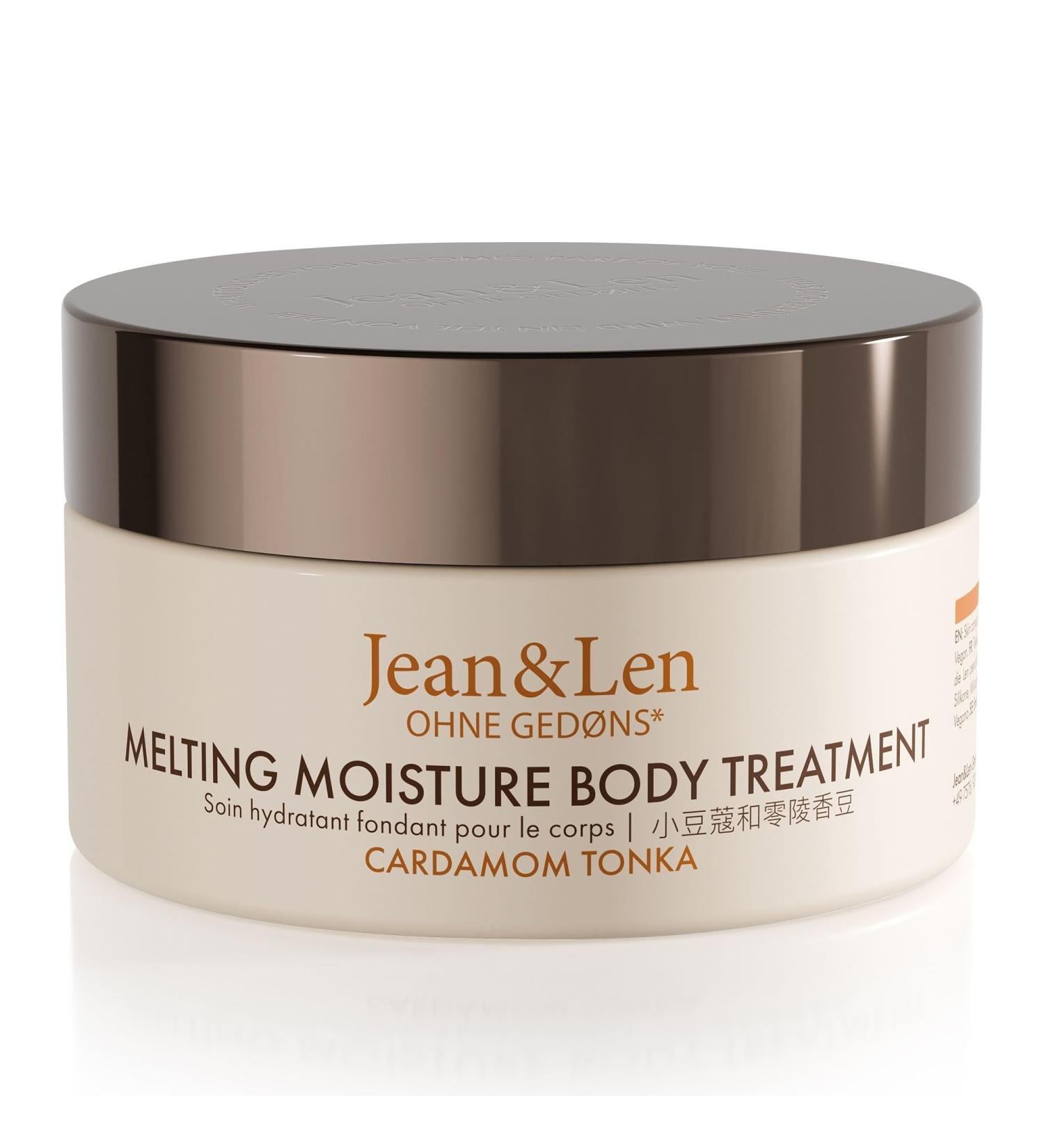 Jean & Len Melting Moisture Body Treatment - Cardamom & Tonka | Vegan Paraben & Silicone-Free Nourishing Body Butter for Normal Skin (200 ml) - Buy Online on GoSupps.com