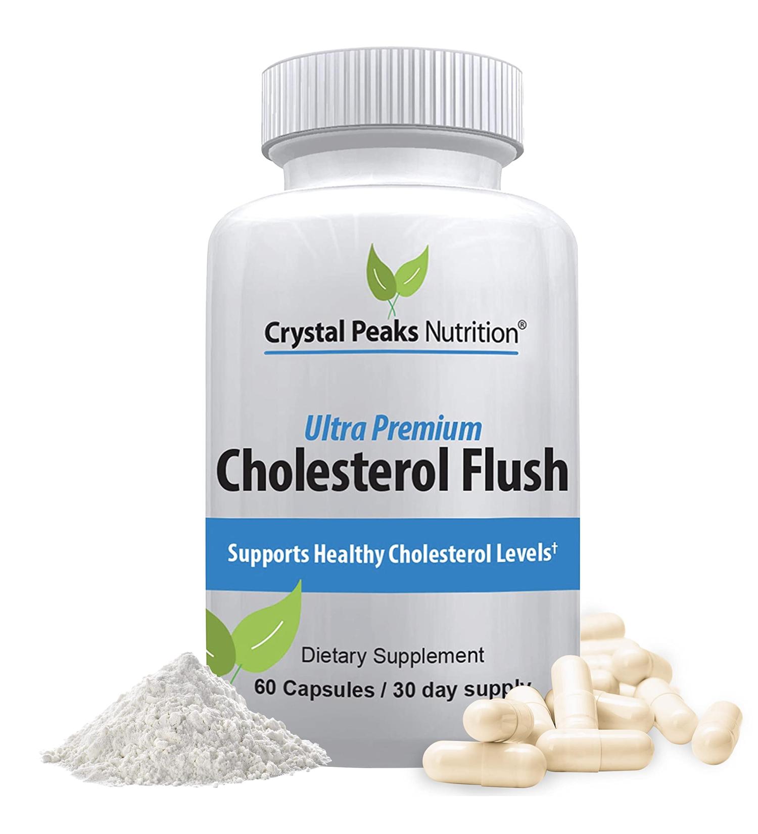 Cholesterol Supplement - Natural Ingredients for Healthy HDL and LDL Levels, Arteries, Heart & Circulation - 60 Capsules - Buy Online on GoSupps.com