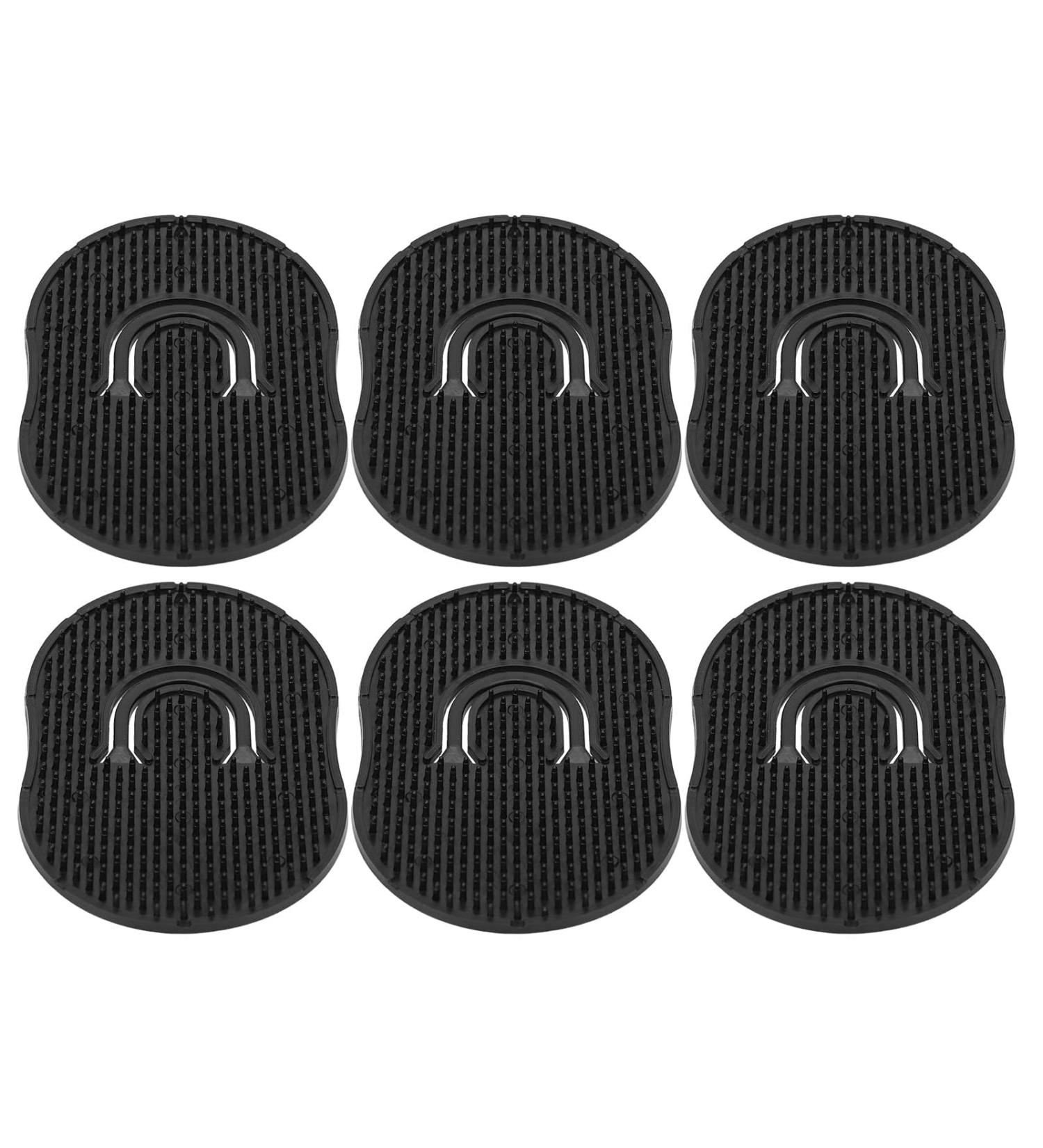 6pcs Pocket Palms Combs Set - Portable Hair & Beard Comb Lightweight Scalp Massager for Men - Perfect for Travel - Buy Online on GoSupps.com