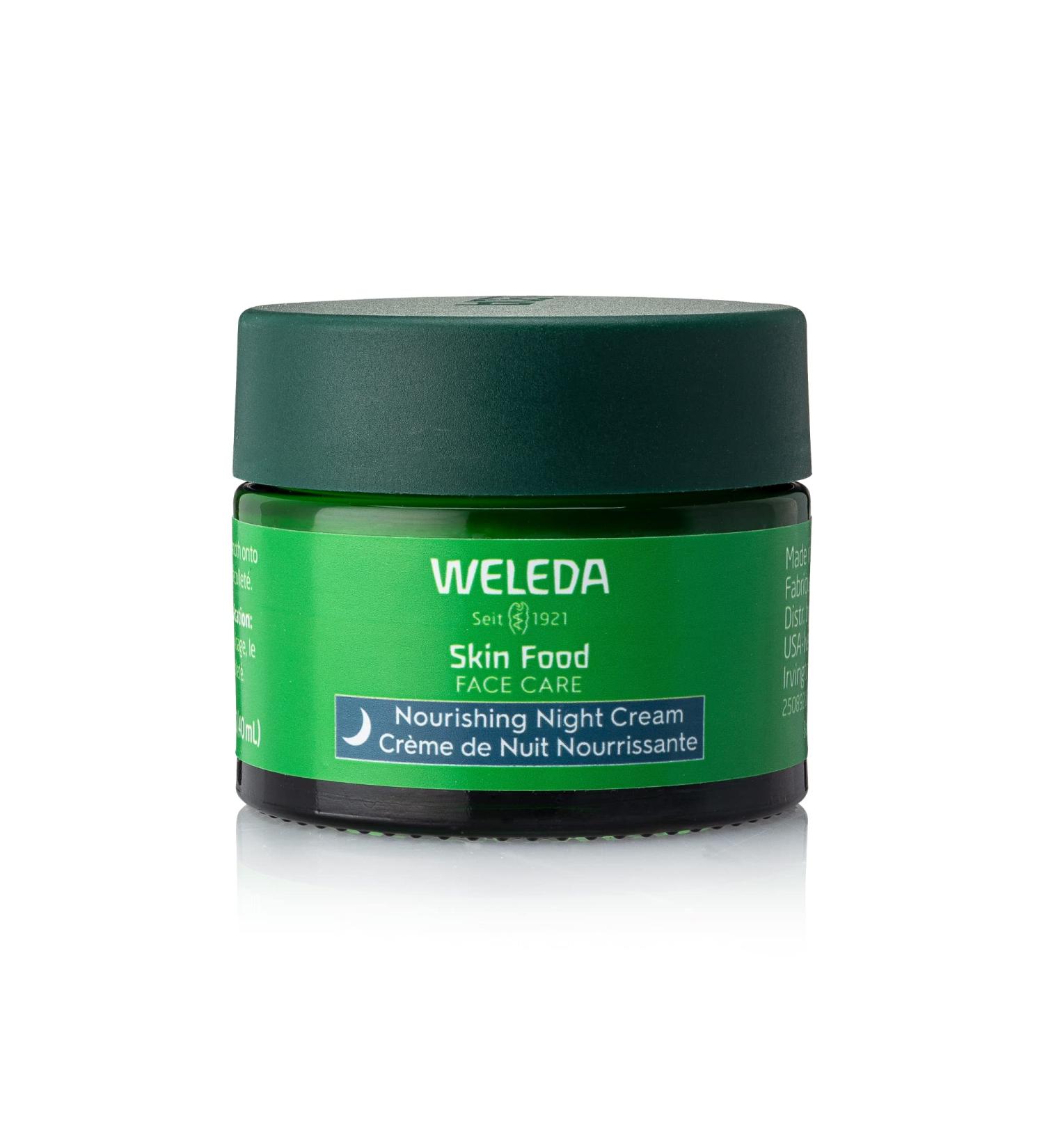 Weleda Skin Food Nourishing Night Cream 1.3 fl oz - Plant Rich Moisturizer with Sacha Inchi Oil, Cica & Squalane - Buy Online on GoSupps.com