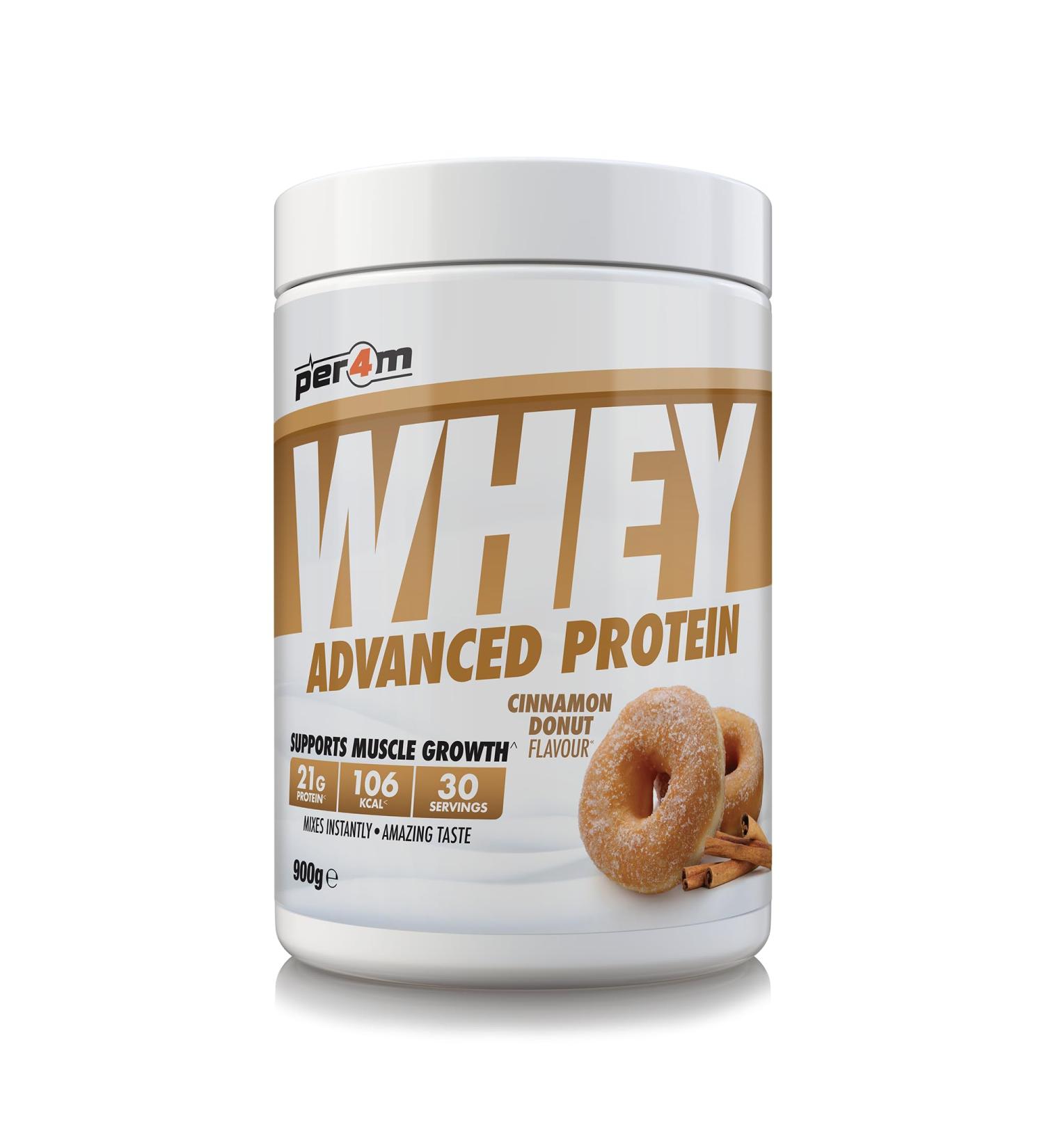 Per4m Whey Protein Cinnamon Donut 900g - Buy Online on GoSupps.com