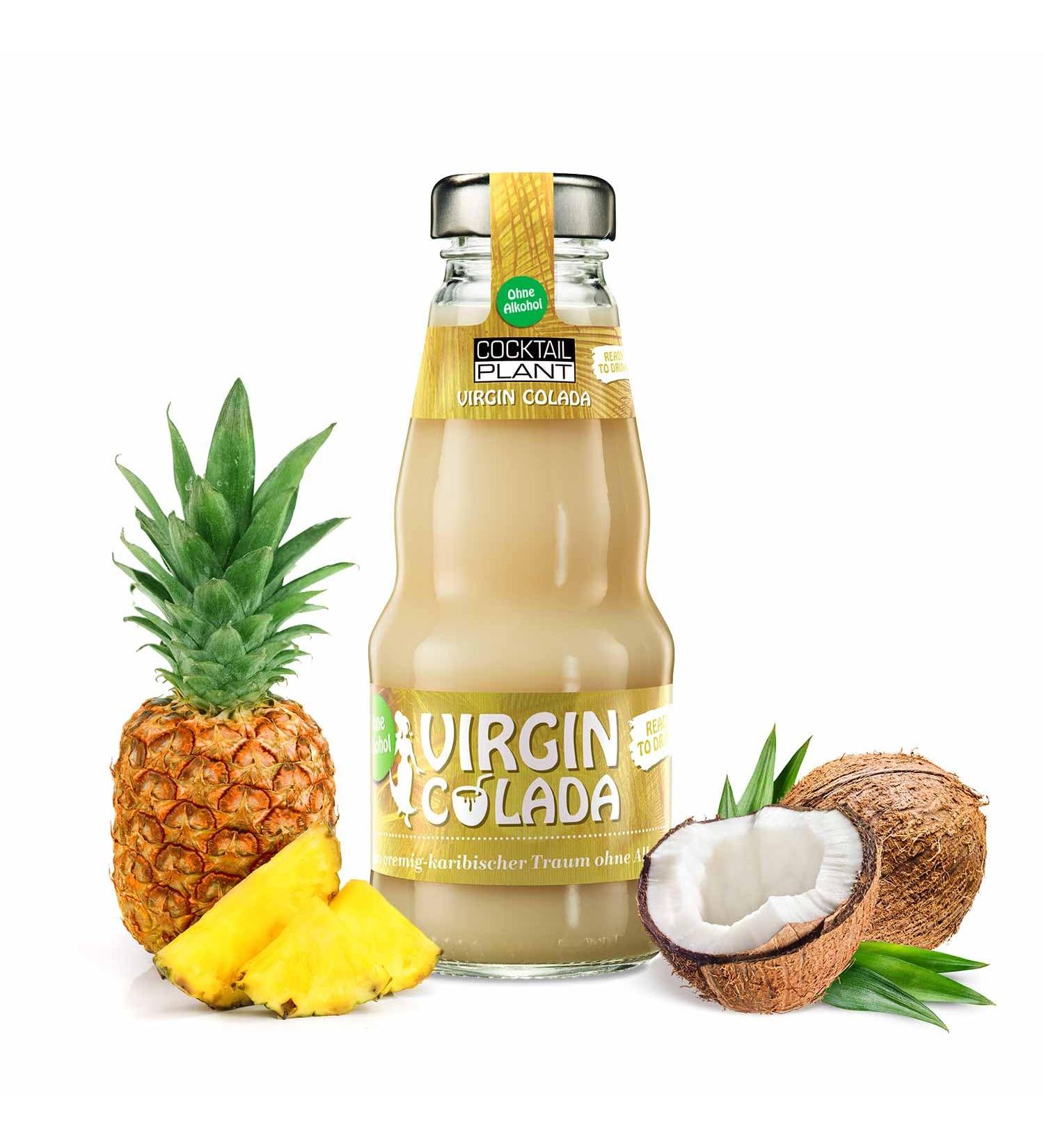 Plant Virgin Colada cocktail without alcohol