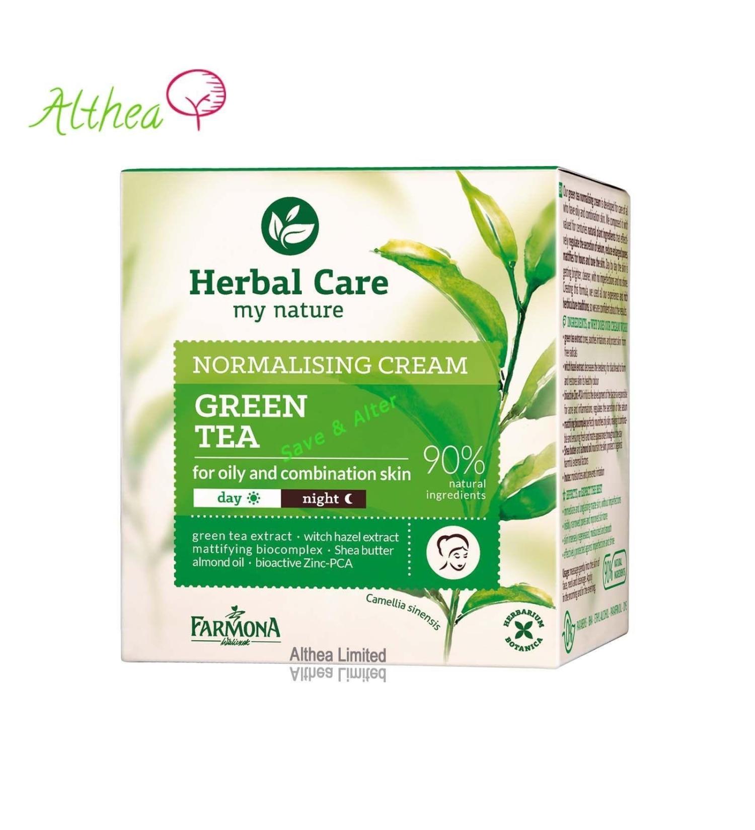 Herbal Care My Nature Normalising Green Tea Face Cream 50ml - Buy Online for Youthful Skin | International Shipping Available - Buy Online on GoSupps.com