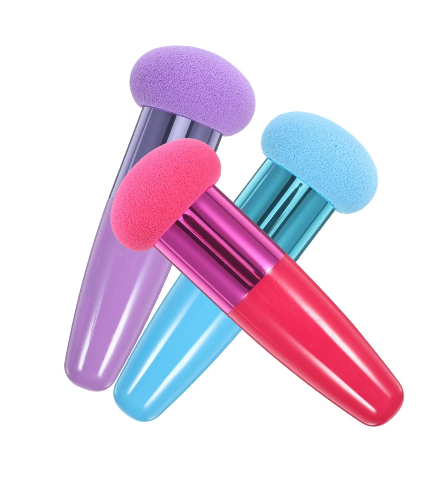 Housoutil 3pc Non Latex Travel Eye Shadow Brush 9.00X9.00X3.50CM As Shown - Buy Online on GoSupps.com