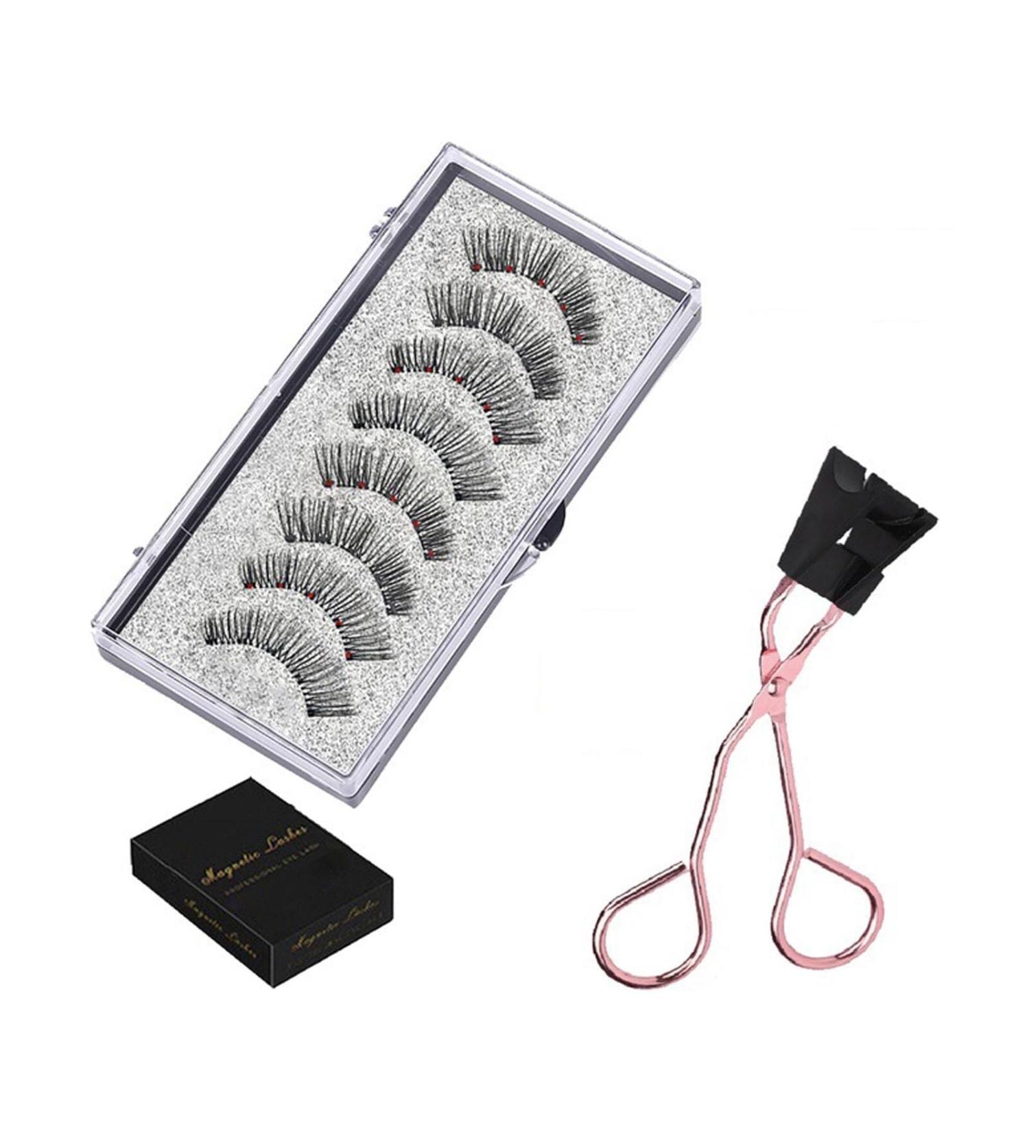 Maglash - Reusable Magnetic Eyelash Kit Magnetic Eyelash Kit With Applicator Tool Maglash Reusable Magnetic Eyelashes No Liner 3D Magnetic Eyelashes (Color : MB6A-5) - Buy Online on GoSupps.com