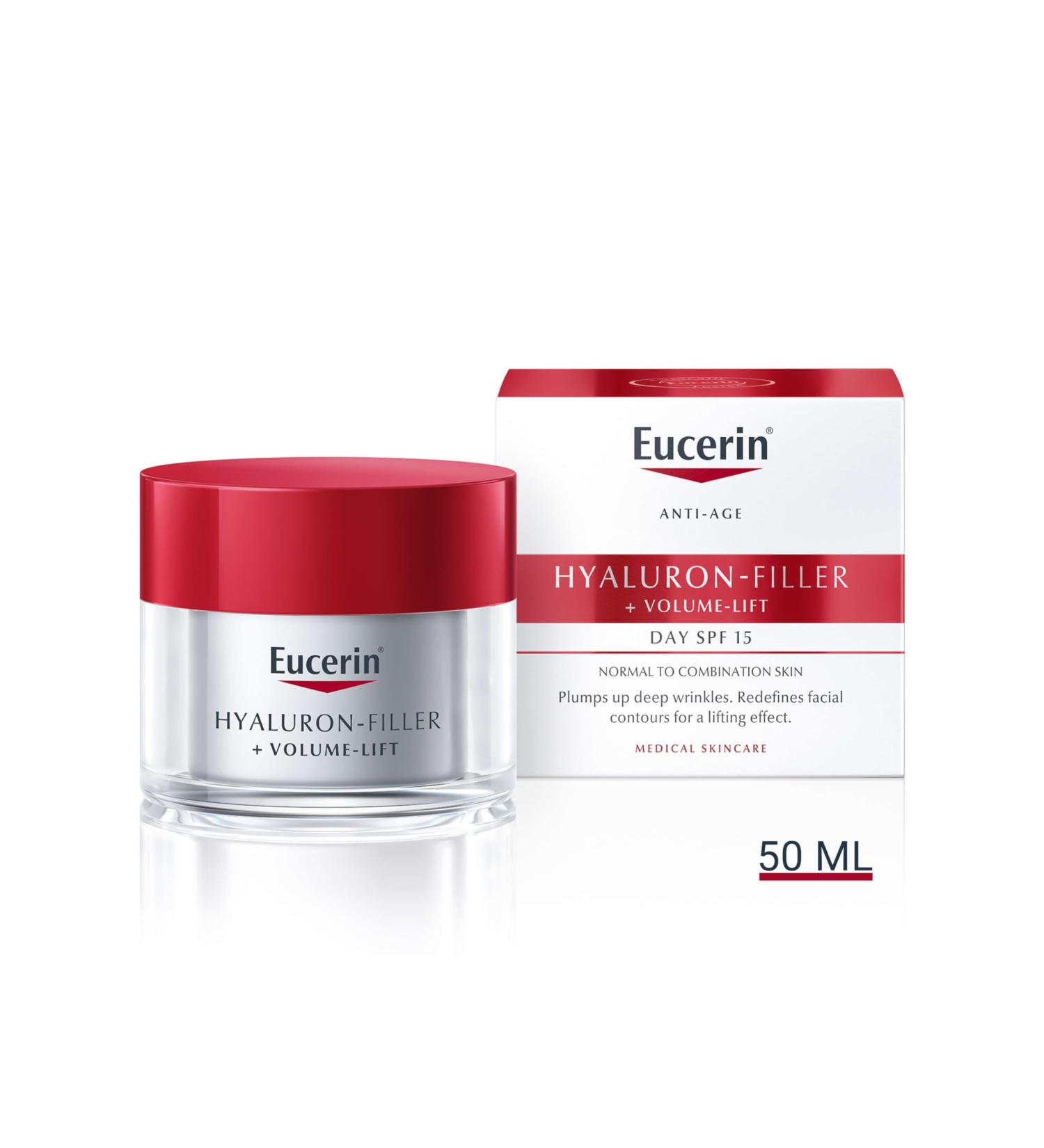 Eucerin Volume-Filler Anti-Age Day Cream for Normal to Combination Skin - Boost Youthful Skin & Volume | International Shipping Available - Buy Online on GoSupps.com