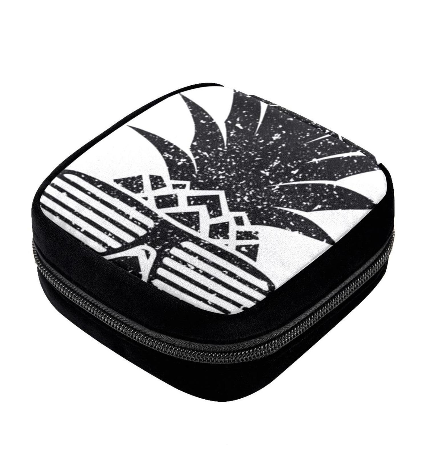 GIAPB Period Bag Sanitary Napkin Storage & Makeup Pouch | Fruit Pineapple Color - Buy Online on GoSupps.com