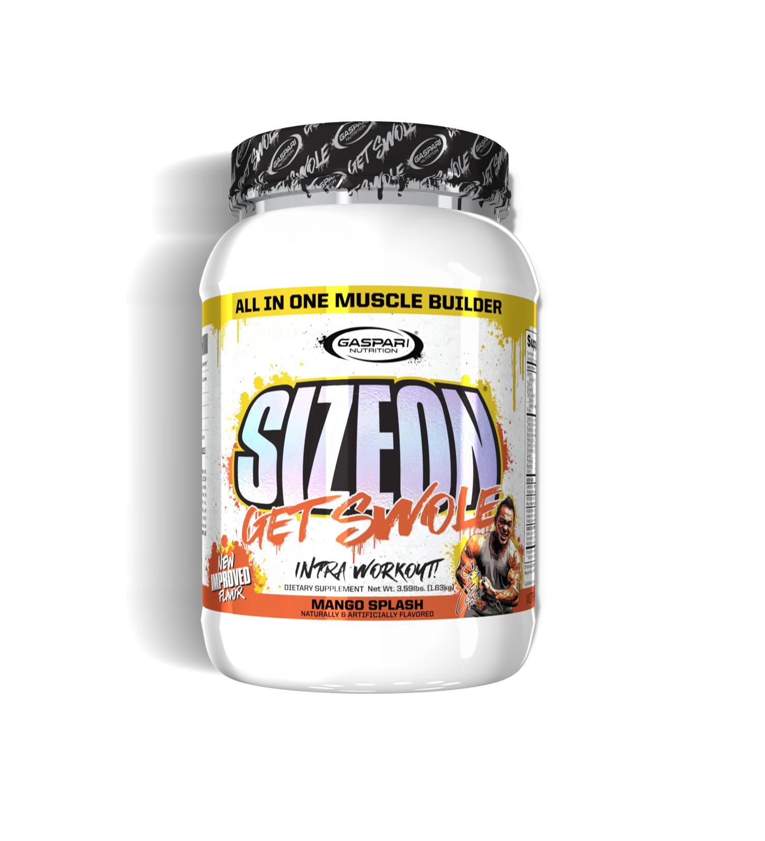 Gaspari Nutrition SizeOn - Ultimate Hybrid Intra-Workout Amino Acid & Creatine Formula - Mango Splash (3.59 lb) -  - Buy Online on GoSupps.com