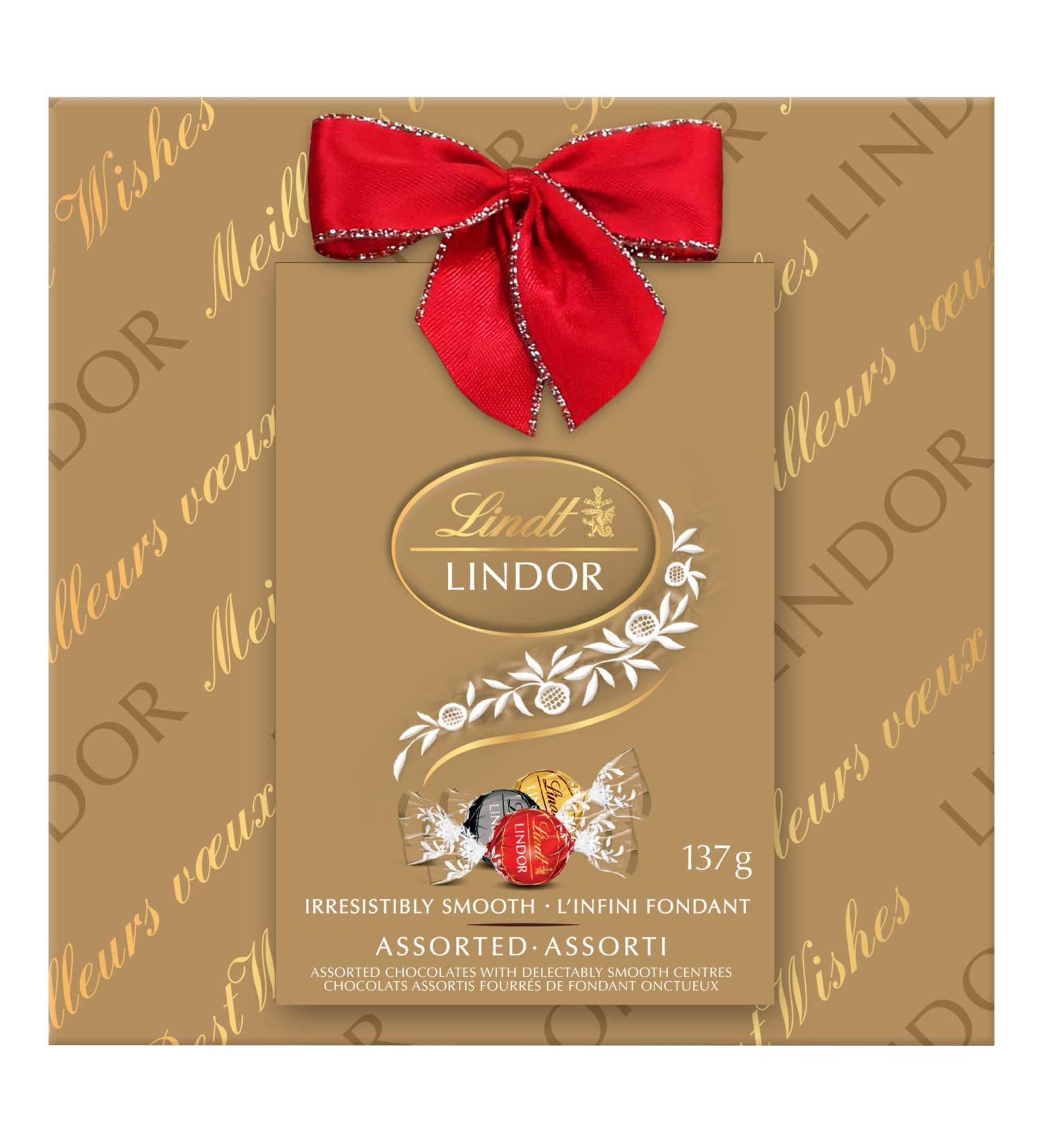 Lindt Lindor Assorted Chocolate Truffles Gift Box 137 Grams Assorted 137 g (Pack of 1) - Buy Online on GoSupps.com