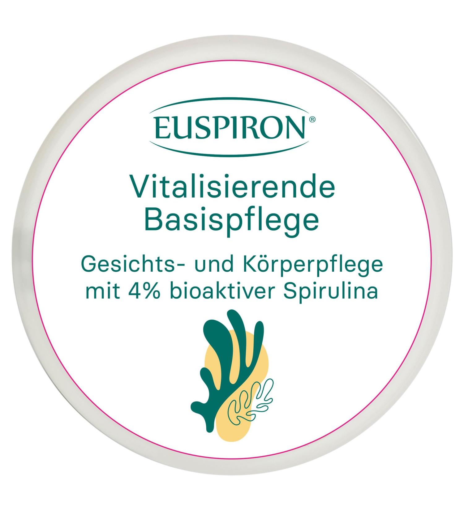 Mini -Vitalizing basic care 4 mini with 4% spirulina (5 ml) - for impure and dry skin neurodermatitis psoriasis redness inflammation itching
