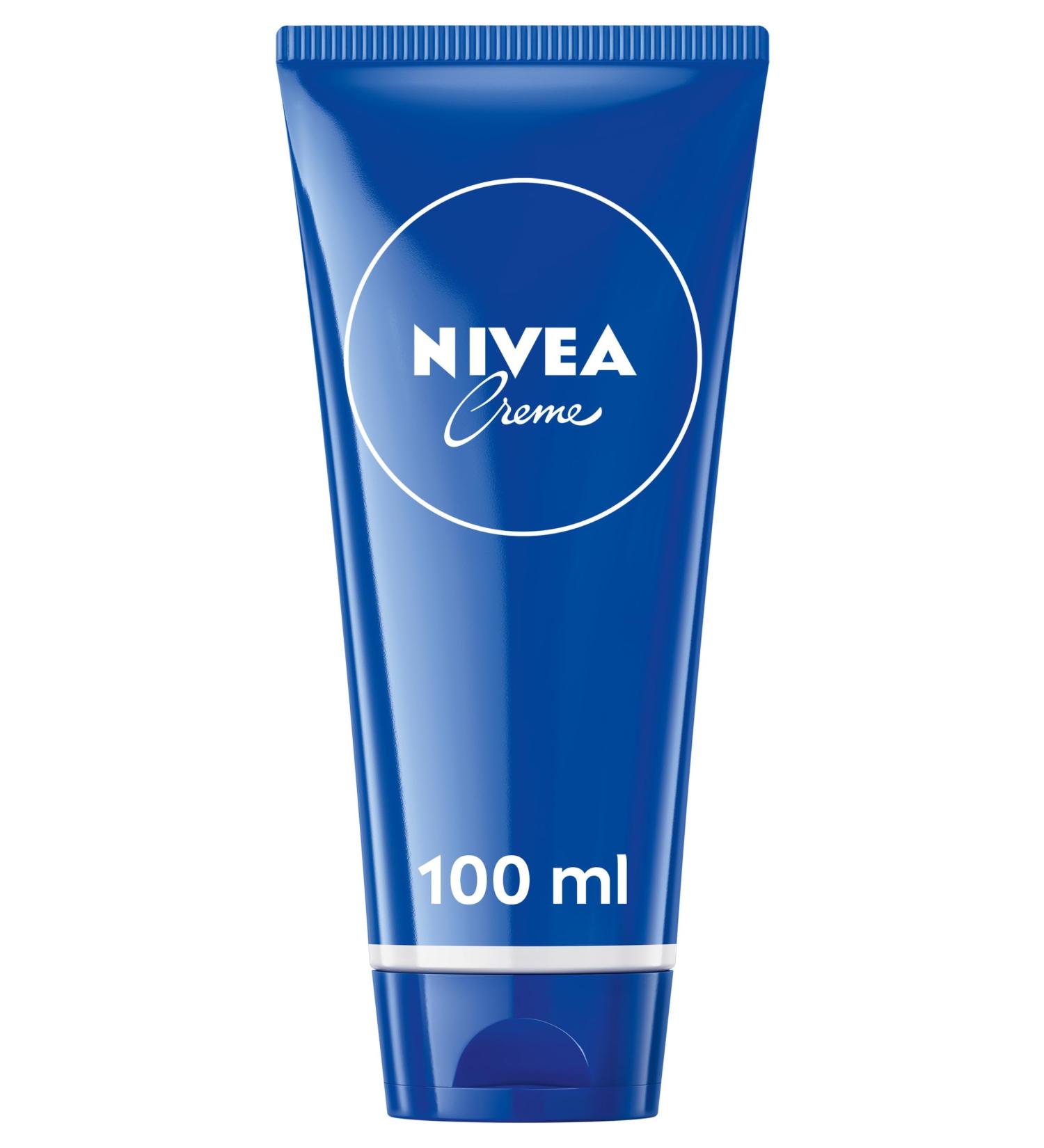 NIVEA Cream Universal Care Tube (100 ml) classic moisturizing cream for all skin types rich cream with nourishing eucerit - Buy Online on GoSupps.com