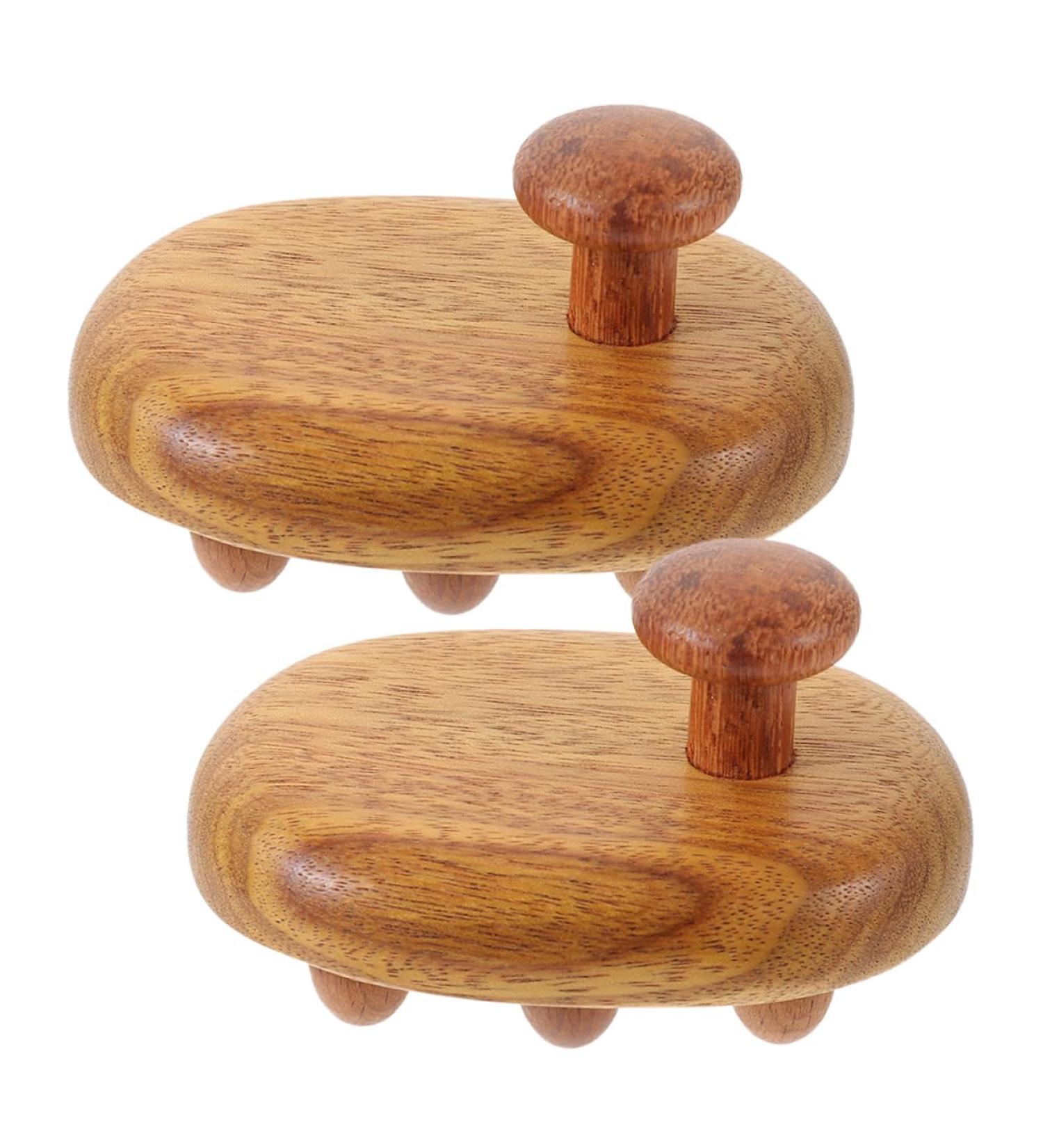 Collbath 2-Piece Multi-Purpose Wooden Massage Brush & Comb Set - Body & Scalp Massager Tools - Buy Online on GoSupps.com