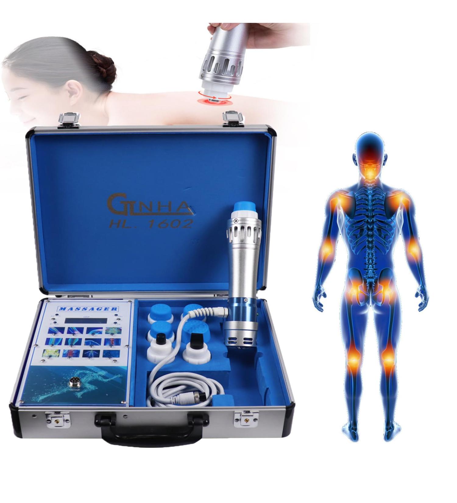 Professional Wave Therapy Devices | Advanced ED Treatment & Muscle Pain Relief | 7 Heads Shock Wave Equipment - Buy Online on GoSupps.com