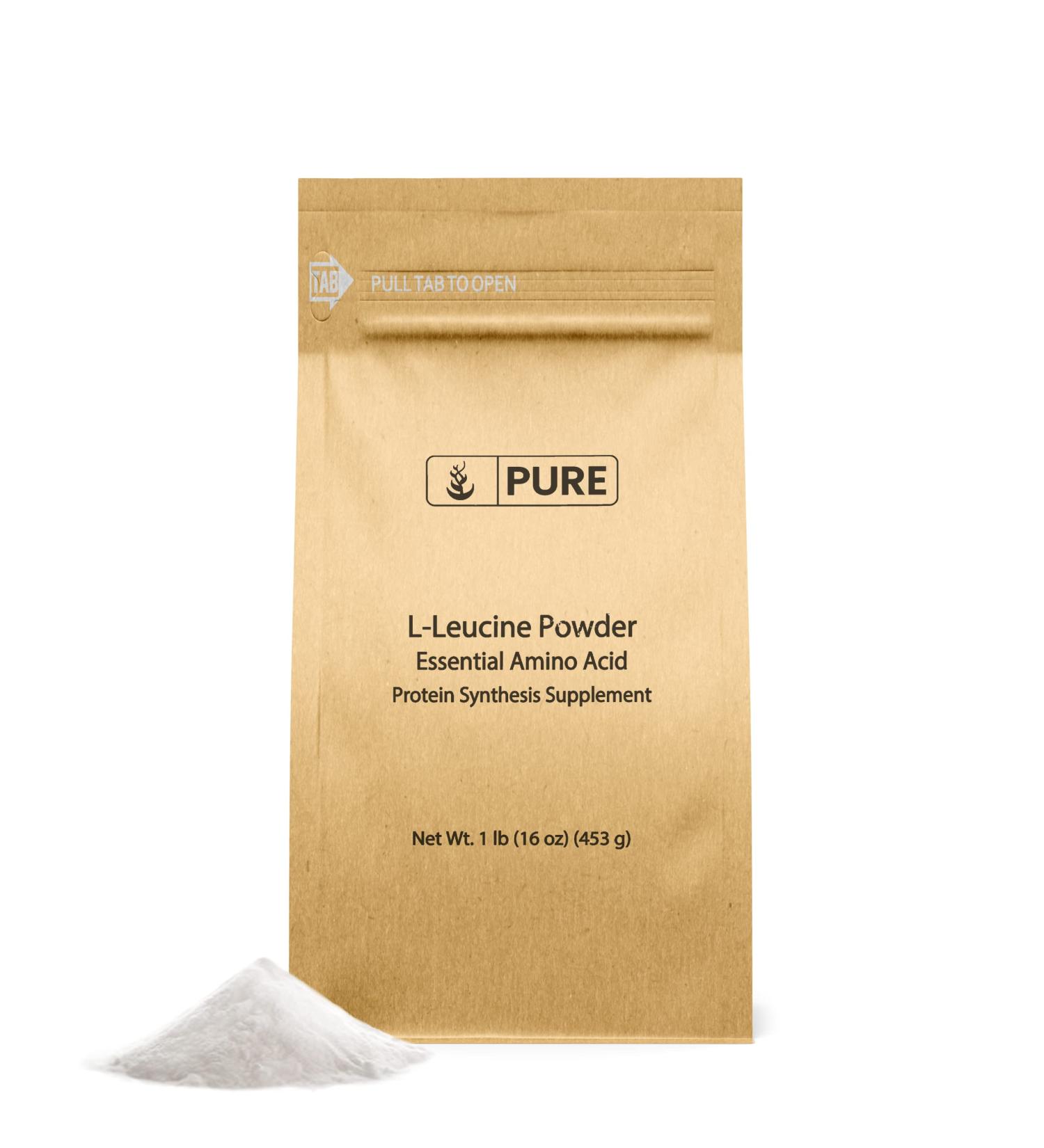 Pure Original Ingredients L-Leucine (1lb) Powder Essential Amino Acid Supplement Lab-Verified 1 Pound (Pack of 1) - Buy Online on GoSupps.com