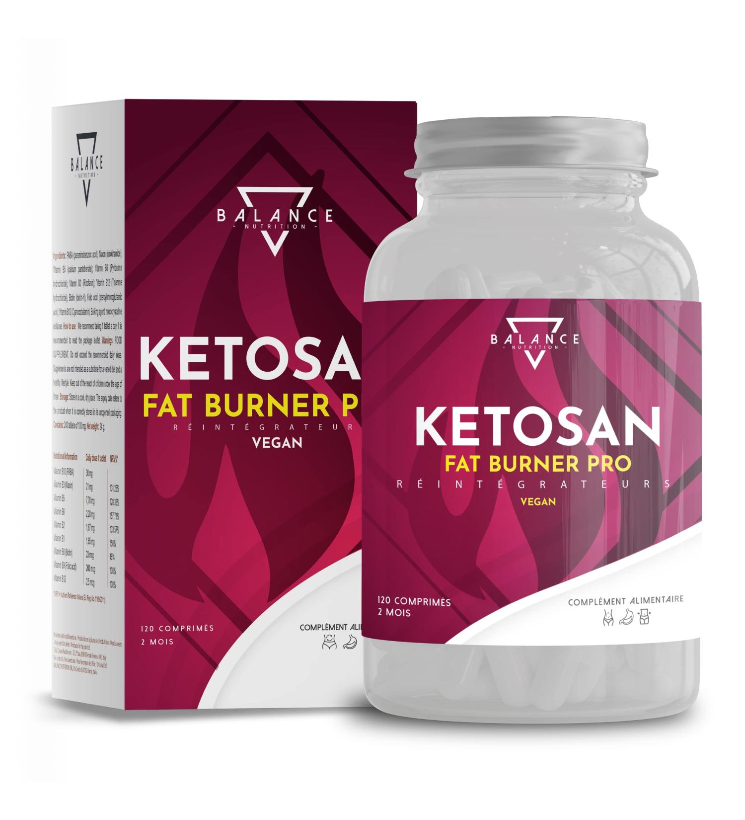 Ketosan 120 Tablets | Powerful Fat Burner | Loss Weight | Fast Slimming | Diet Supplement | Authentic Keto Fat Burner | 100% Vegan - Buy Online on GoSupps.com