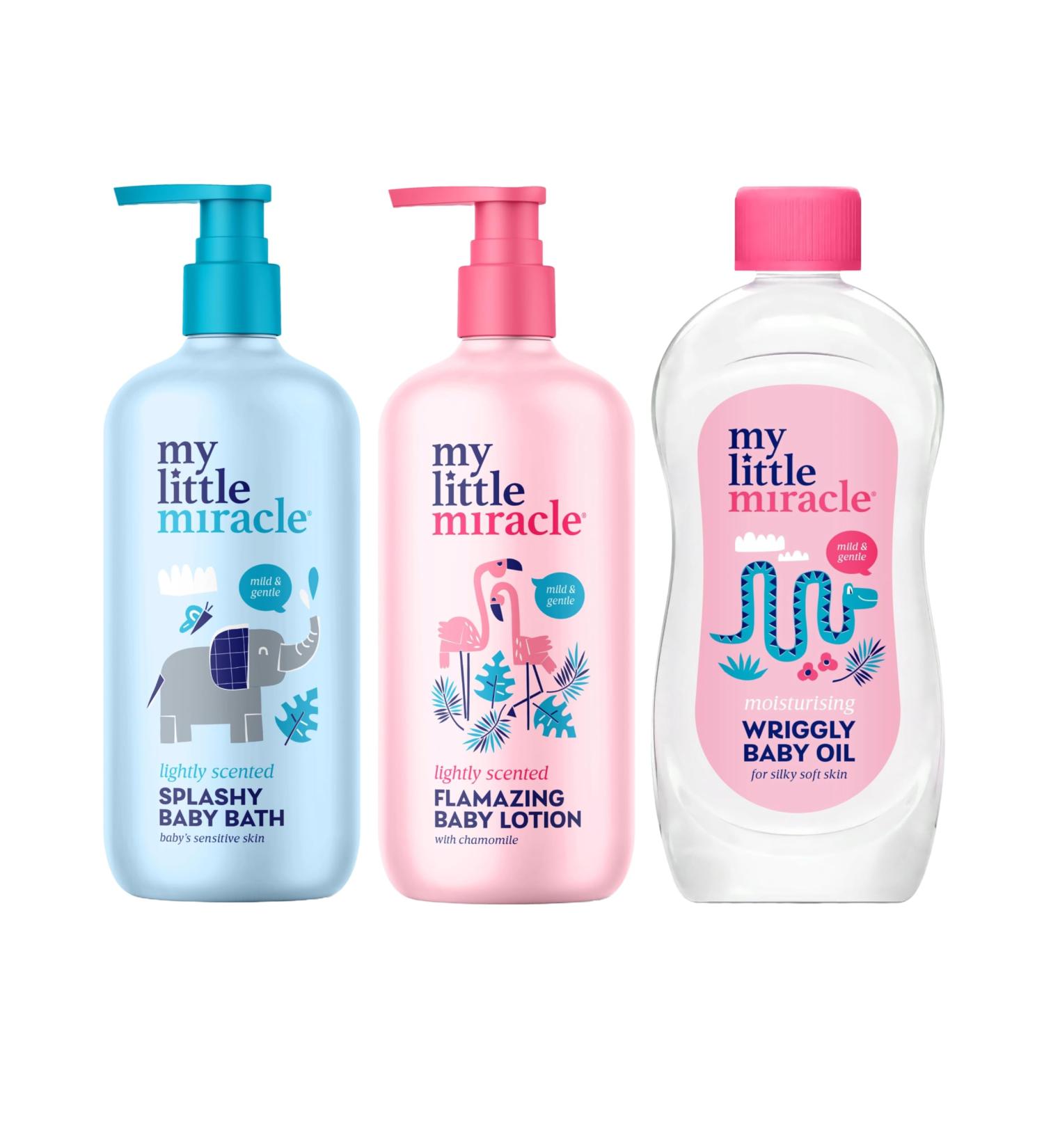 Ensemble de soins pour b b bain moussant pour b b lotion pour b b et huile pour b b 500 ml id al pour tous les types de peau nouveau-n et plus - Buy Online on GoSupps.com