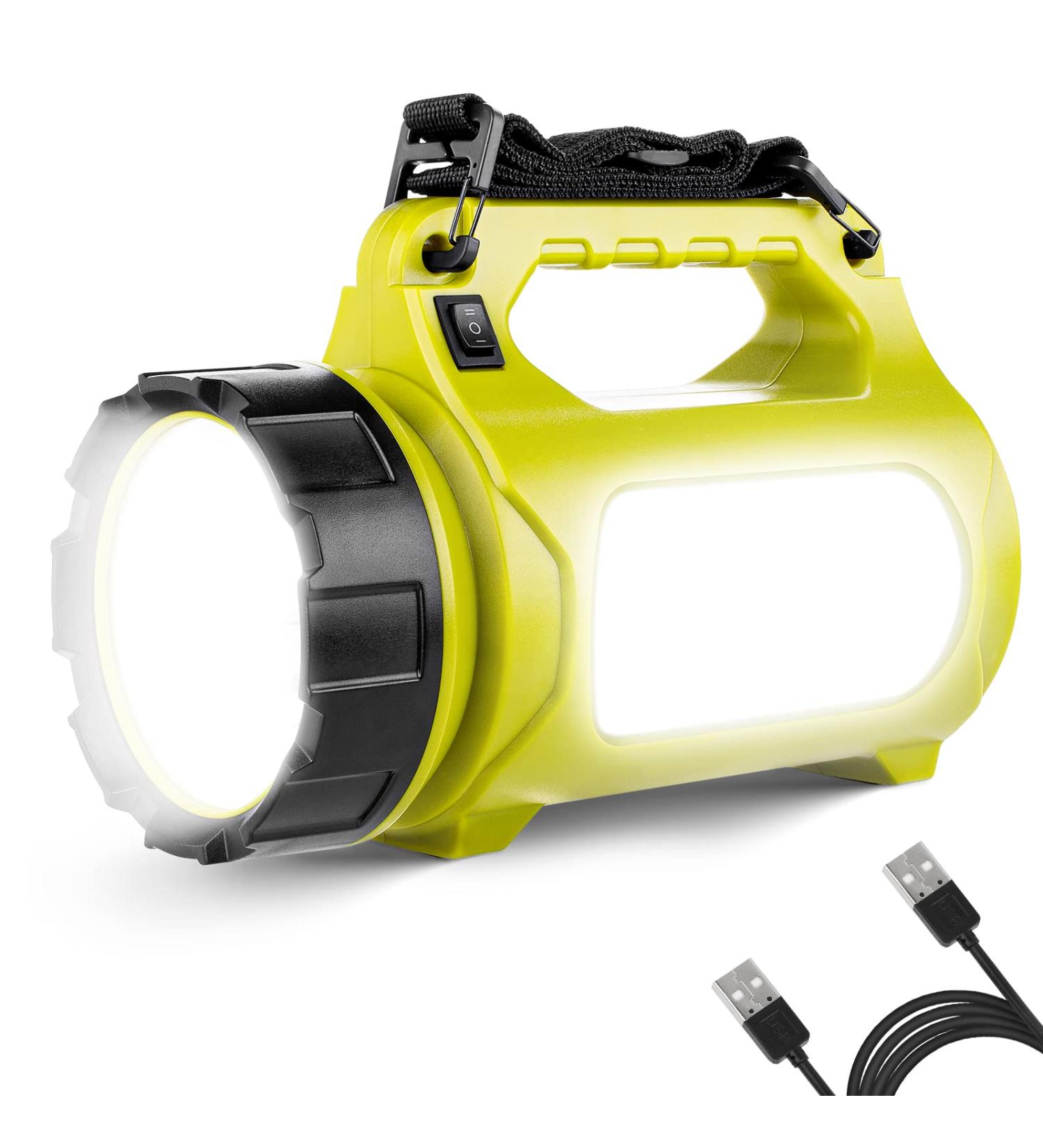 LE Rechargeable LED Camping Lantern 1000LM | 5 Light Modes | Power Bank | IPX4 Waterproof | USB Cable | Ideal for Hurricane Emergency, Hiking & Home - Buy Online on GoSupps.com