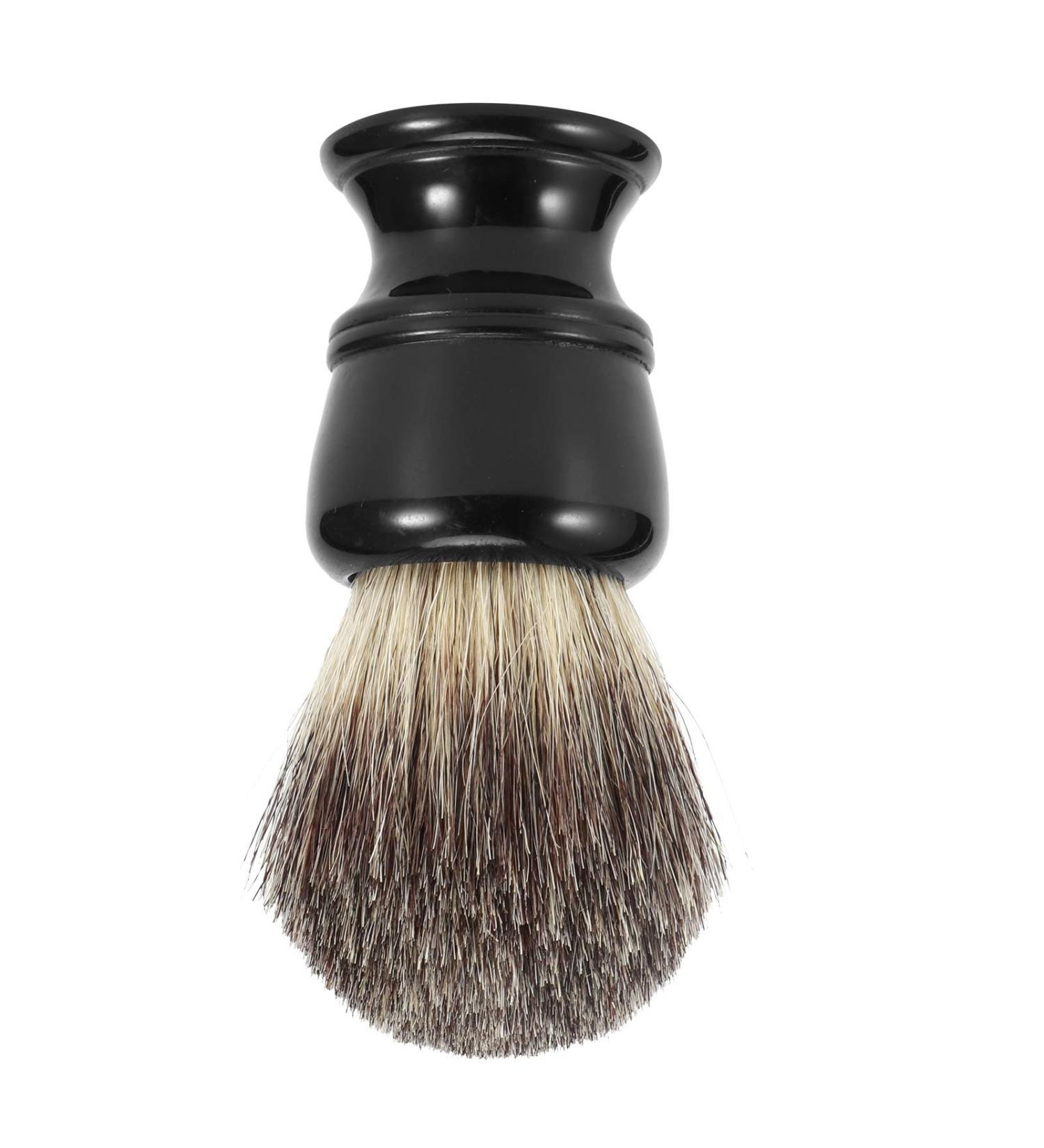 Premium Bart Brushes | Black Razor & Portable Hair Shaving Brush for Men | Synthetic Resin Facial Care & Shaving Sets - Buy Online on GoSupps.com
