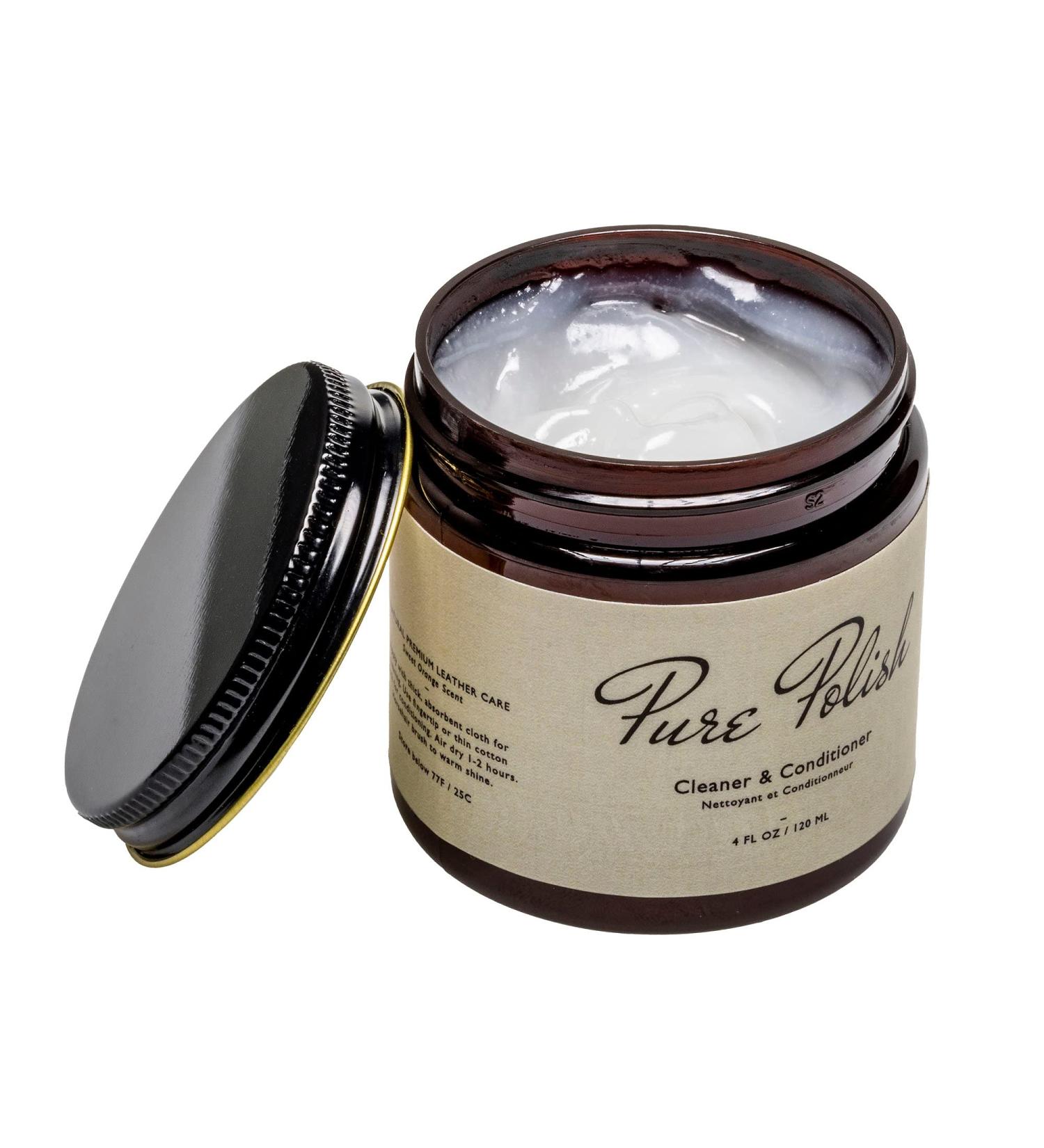 Premium Natural Leather Cleaner and Conditioner - 4 oz