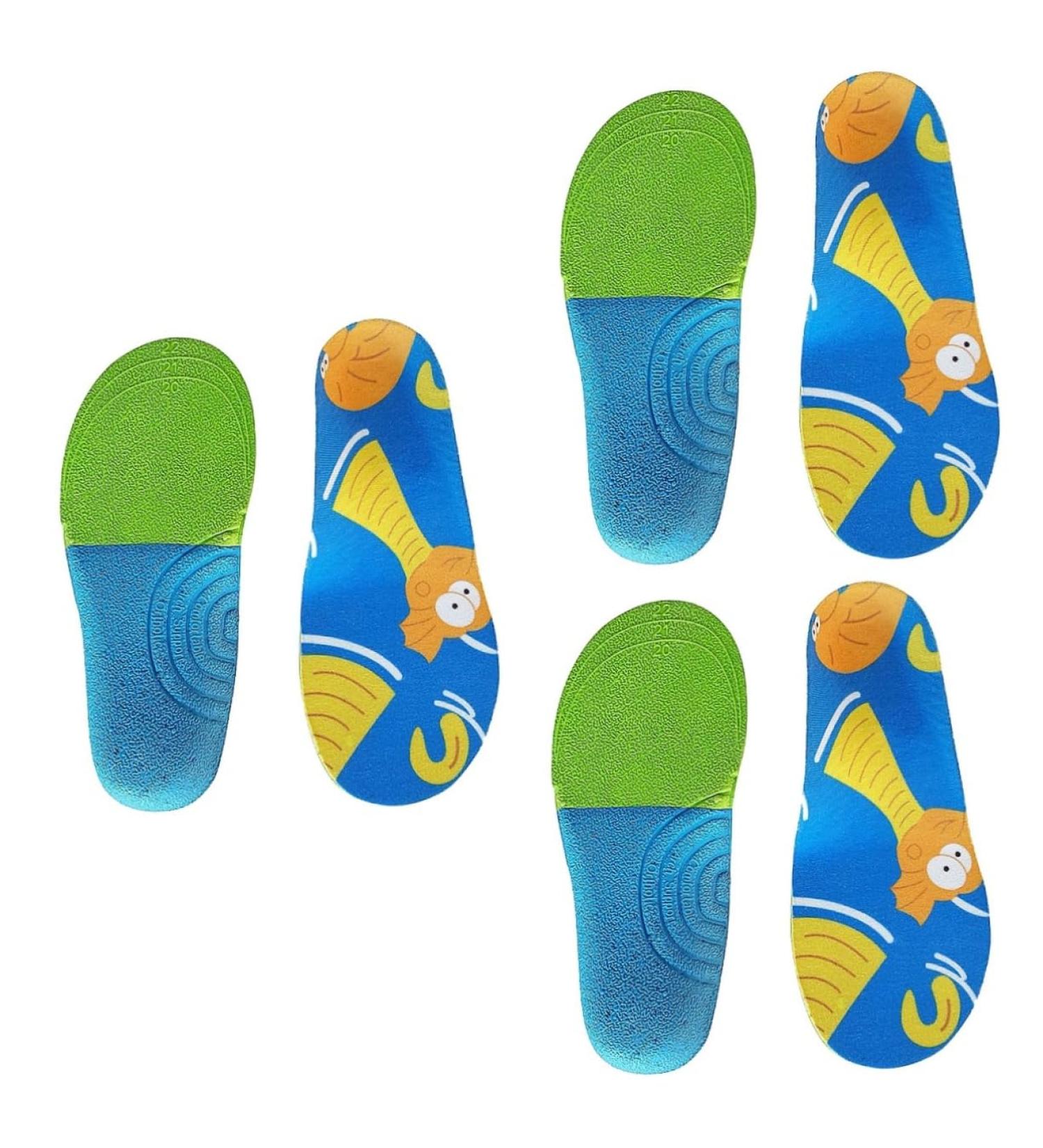 FOMIYES Kids Insoles - 3 Pairs High Arch Support Shoe Inserts for Children | Breathable Orthotic Insoles for Running & Boots - Buy Online on GoSupps.com