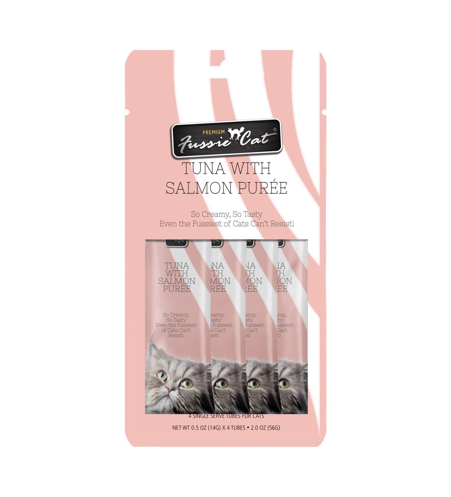 Fussie Cat Tuna with Salmon Puree - Premium Wet Cat Food - Buy Online on GoSupps.com