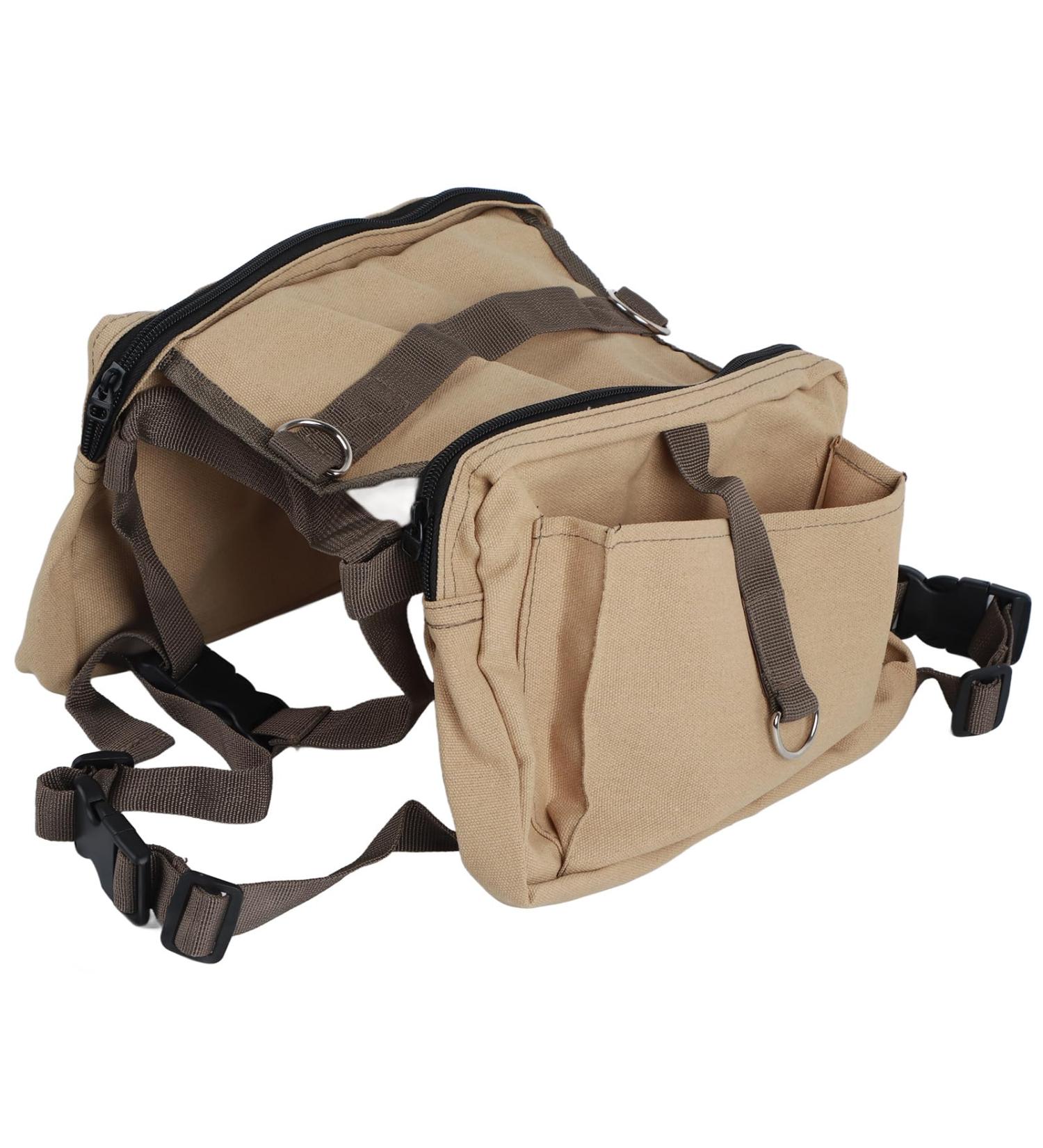 NestNiche Dog Saddlebags Pack Dog Hiking Backpack Dogs Saddle Bag Outdoor Vest Dog Pack for Travel and Camping Small Medium Large Dogs - Buy Online on GoSupps.com