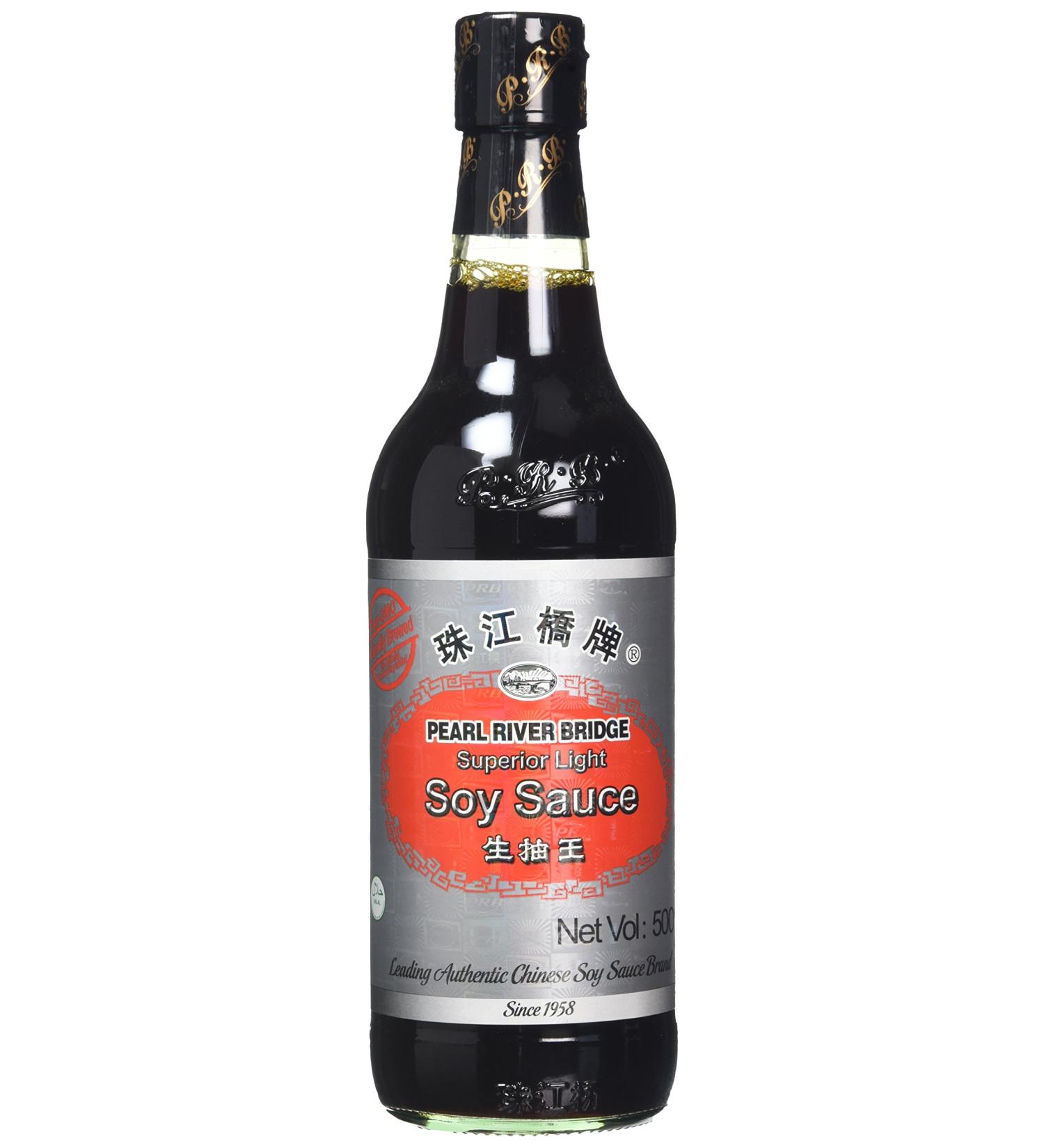 Pearl River Bridge Light Soy Sauce 500ml - Authentic Chinese Seasoning - Buy Online on GoSupps.com
