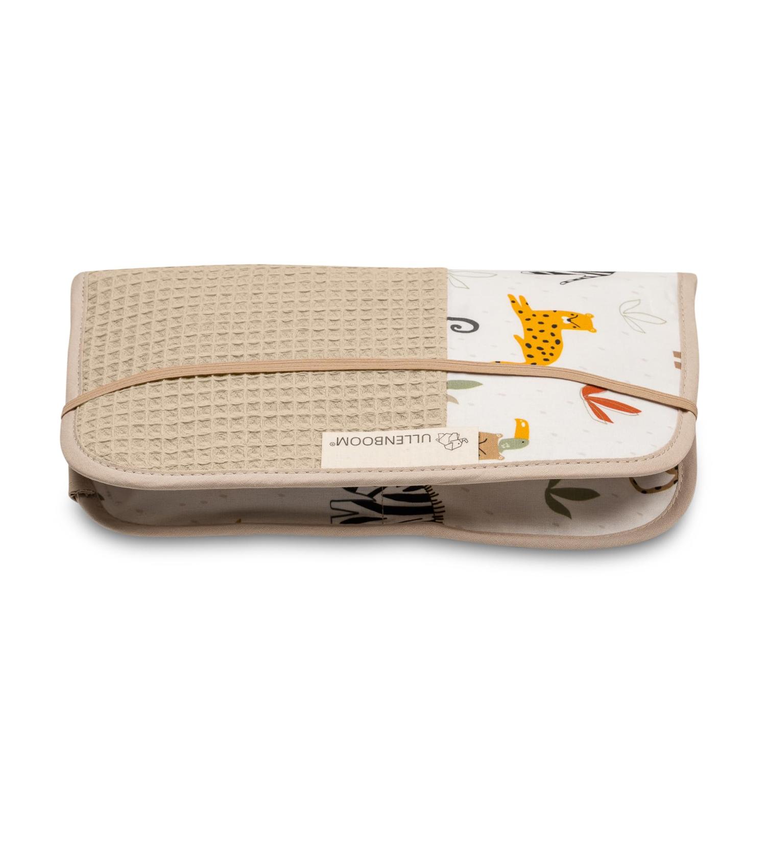 ULLENBOOM WAILL PAGE for on the go sand savannah made in EU - diaper bag for up to 3 diapers wet wipes & other accessories ideal as a wrap organizer for the Sand Savanne for stroller 18 x 27 cm
