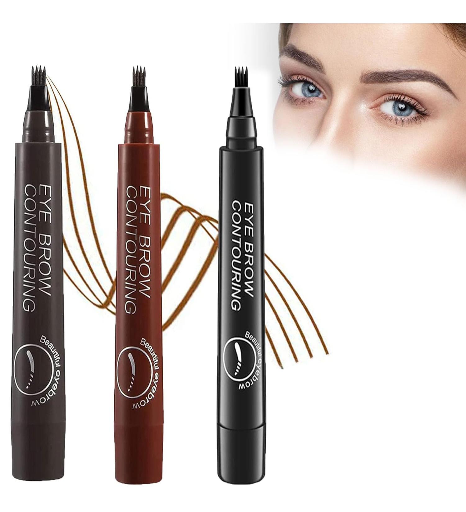 Generic 2024 New Waterproof Brow Pencil with Micro-Fork Tip Magic Eyebrow Pencil 3D Waterproof Microblading Eyebrow Pen (3pcs-C) - Buy Online on GoSupps.com