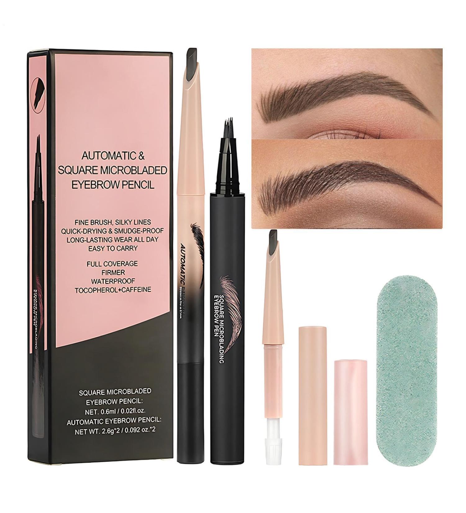  G n rique Eyebrow Pencil Eyebrow Pencil for Microblading Eyes | Enhanced Liquid Eyebrow Pencil Leaf Pencil with 4 Times Microfreeze Tip Applicator  - Buy Online on GoSupps.com