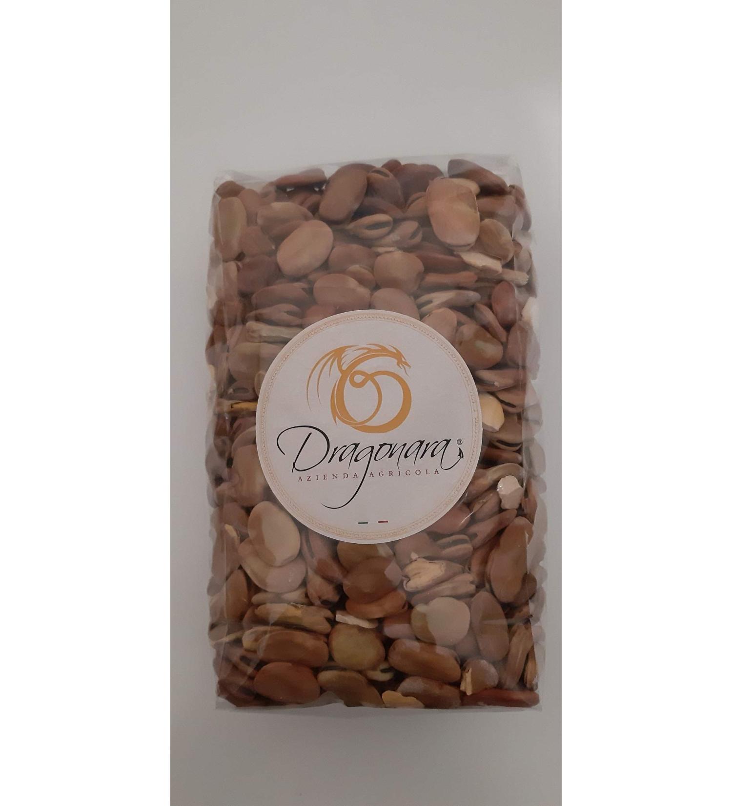 DRAGONARA BIO Dried broad beans with skin 1 kg bag