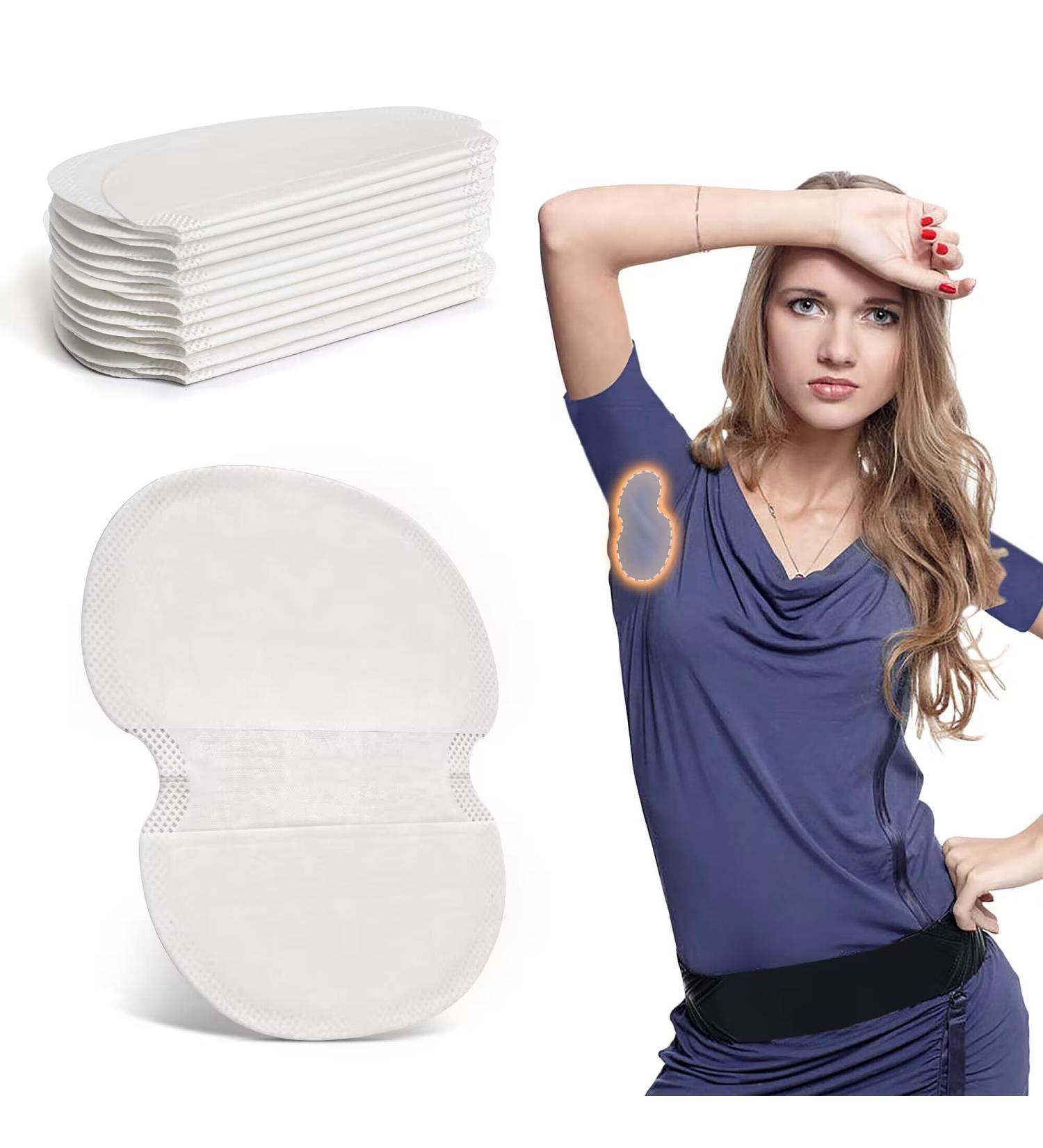 XOTUUY Armpit Sweat Pads - 100 Pack Disposable Underarm Sweat Pads for Women and Men - Comfortable, Unflavored, Non Visible - Buy Online on GoSupps.com