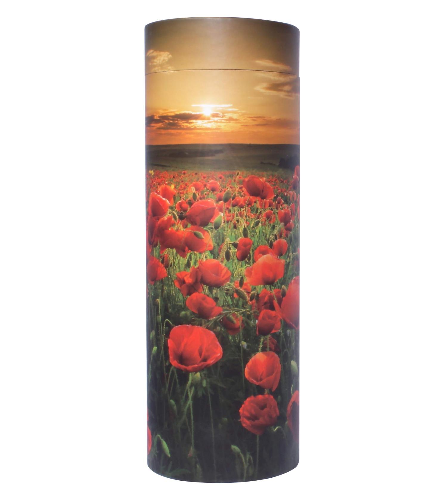 Scattering Ashes Urn Scatter Tube Eco-friendly Biodegradable Crermation Urn (Poppy Sunset Medium) - Buy Online on GoSupps.com