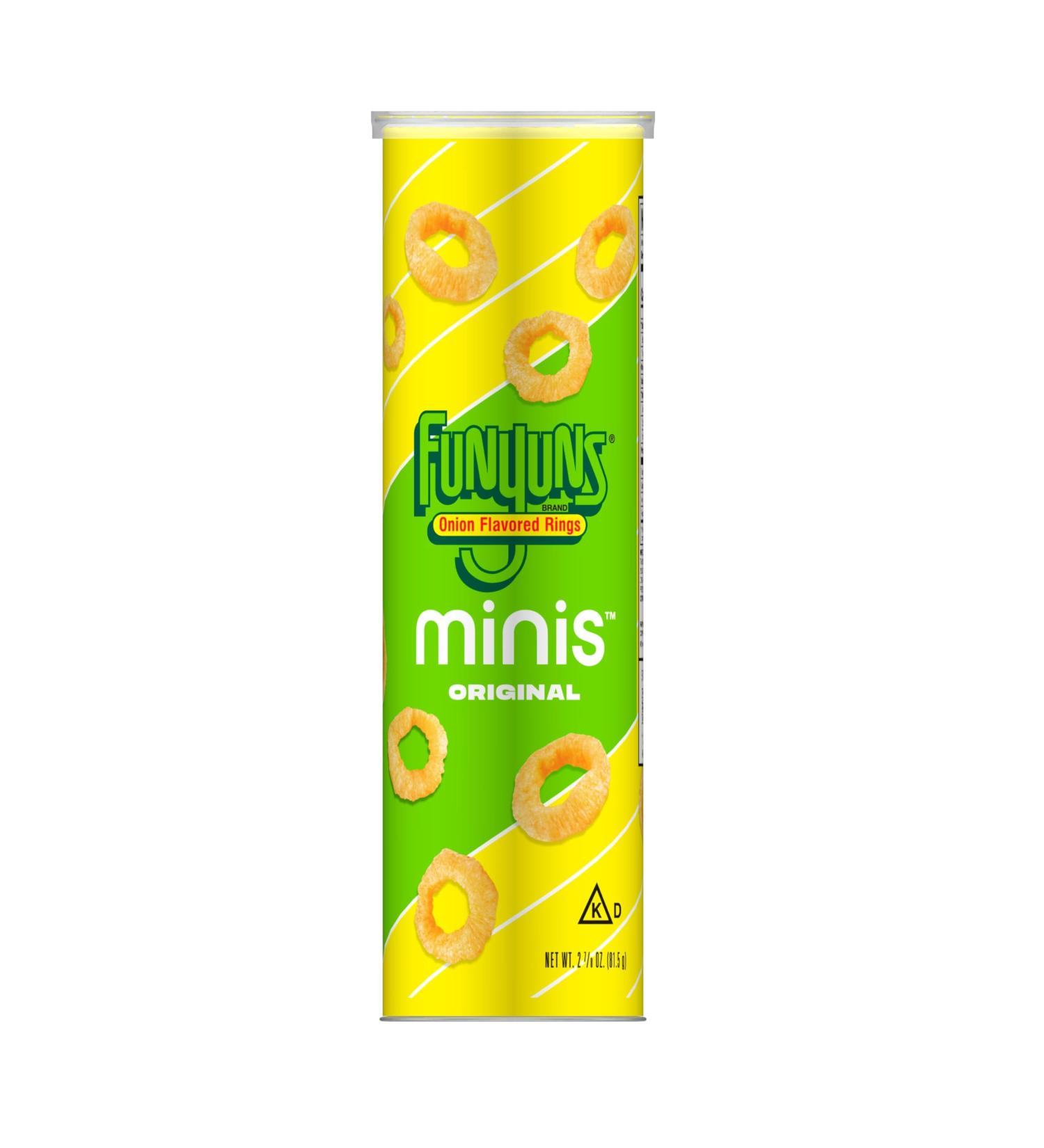 Funyuns Minis original bidon de 81 5 g - Buy Online on GoSupps.com