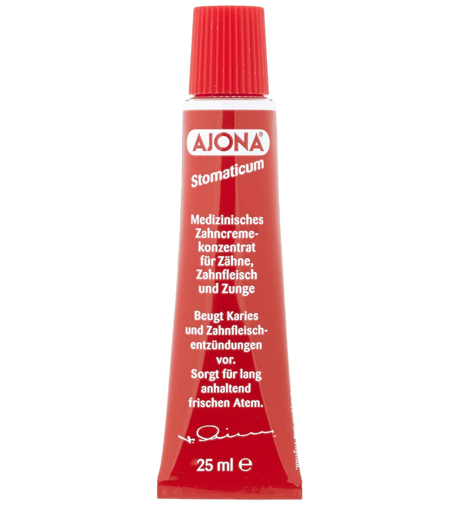 Dr. Rudolf Amor Nachfolger Ajona Stomaticum Medical Toothpaste Concentrate - 25 ml | Effective Oral Care for Healthy Teeth - Buy Online on GoSupps.com