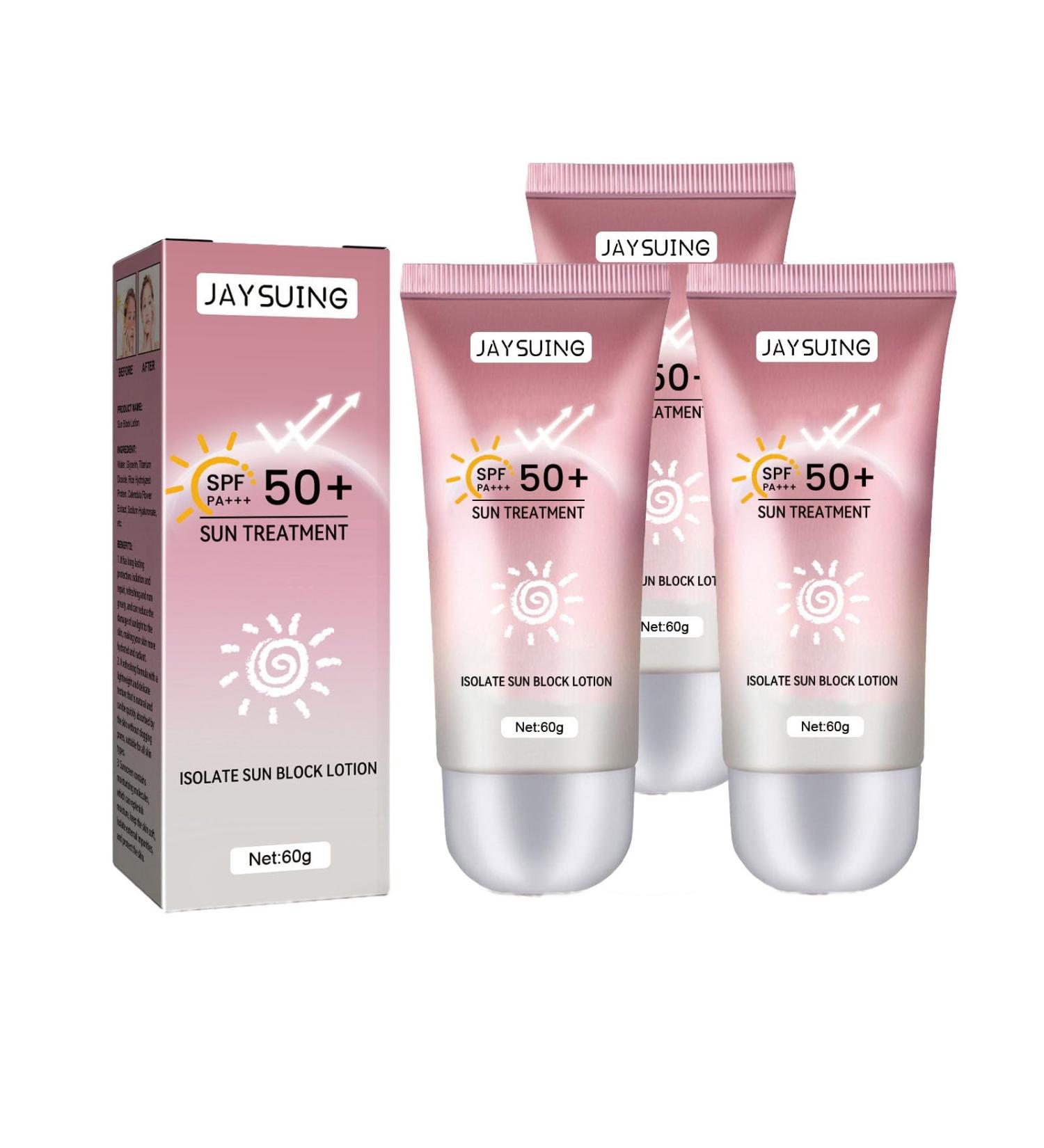 Sun Protection Cream - Oil-Control & Anti-UV Repair | Non-Sticky Facial Skin Refreshing Cream (3pc) - Best for All Skin Types | International Shipping Available - Buy Online on GoSupps.com