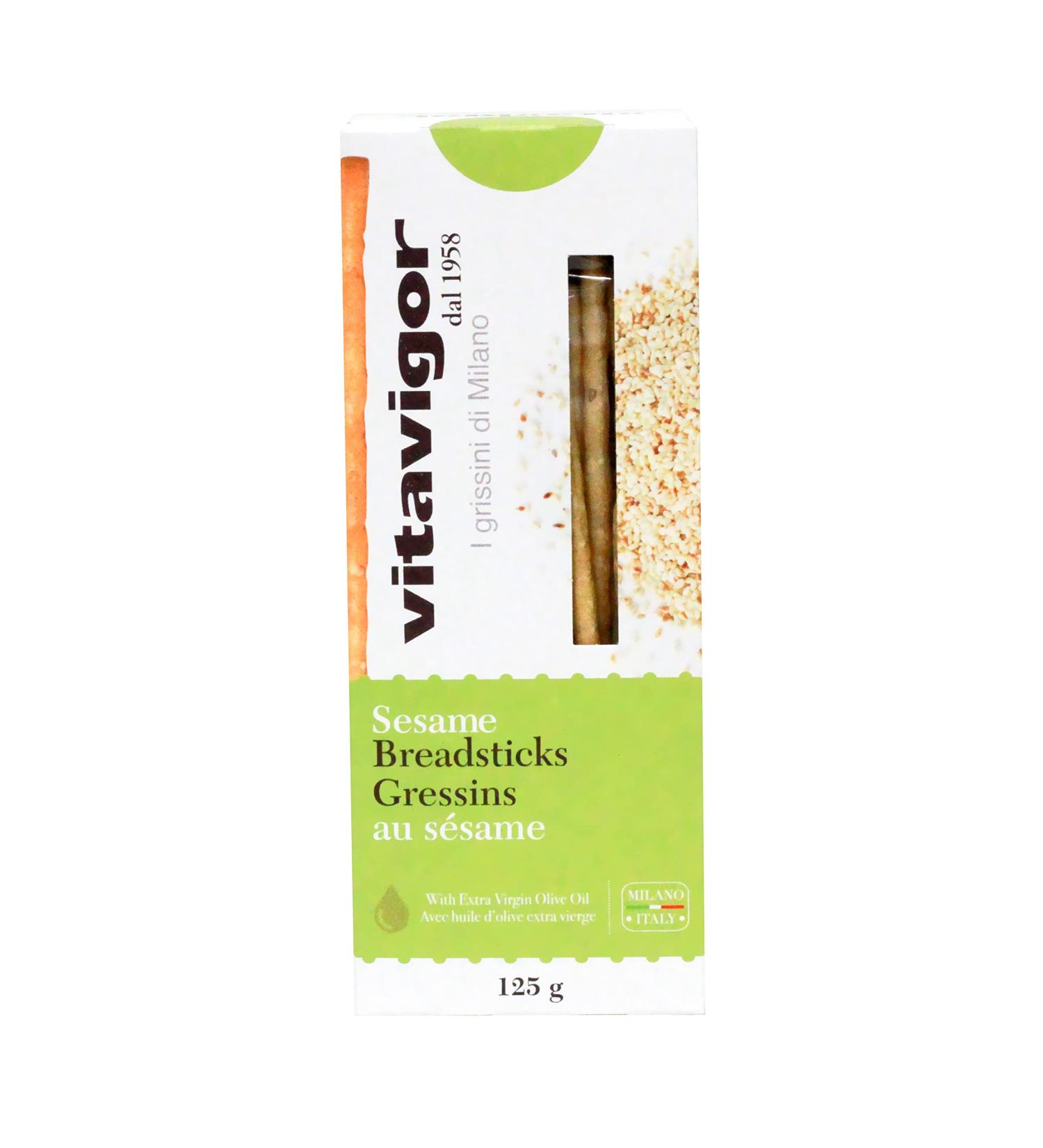 Vitavigor Sesame Breadsticks 125 Grams 125 g (Pack of 1) - Buy Online on GoSupps.com