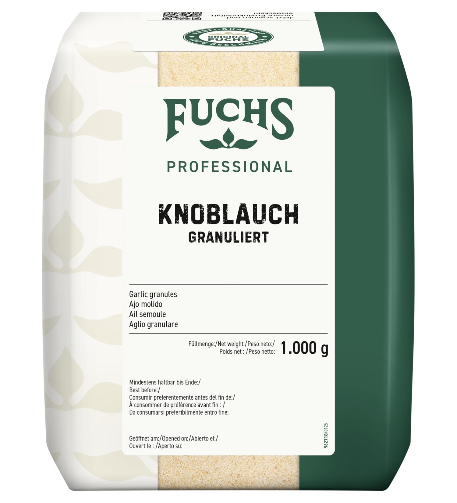 Fuchs Professional - Ail semoule | Poudre d'ail pour assaisonner les plats de viande de l gumes et de poisson | Qualit professionnelle pour les gros consommateurs | 1 kg dans un sac - Buy Online on GoSupps.com