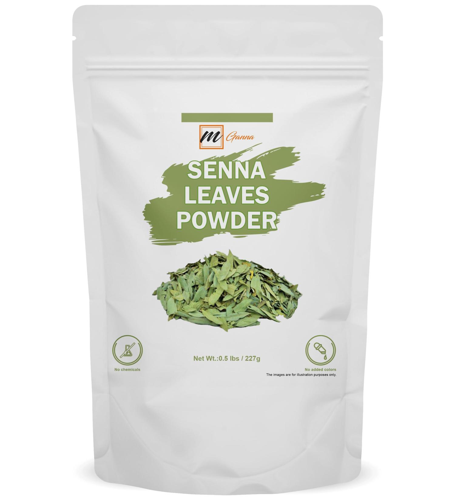 mGanna 100% Natural Senna Powder 0.5 LBS / 227 GMS (Cassia Angustifolia) - Buy Online on GoSupps.com